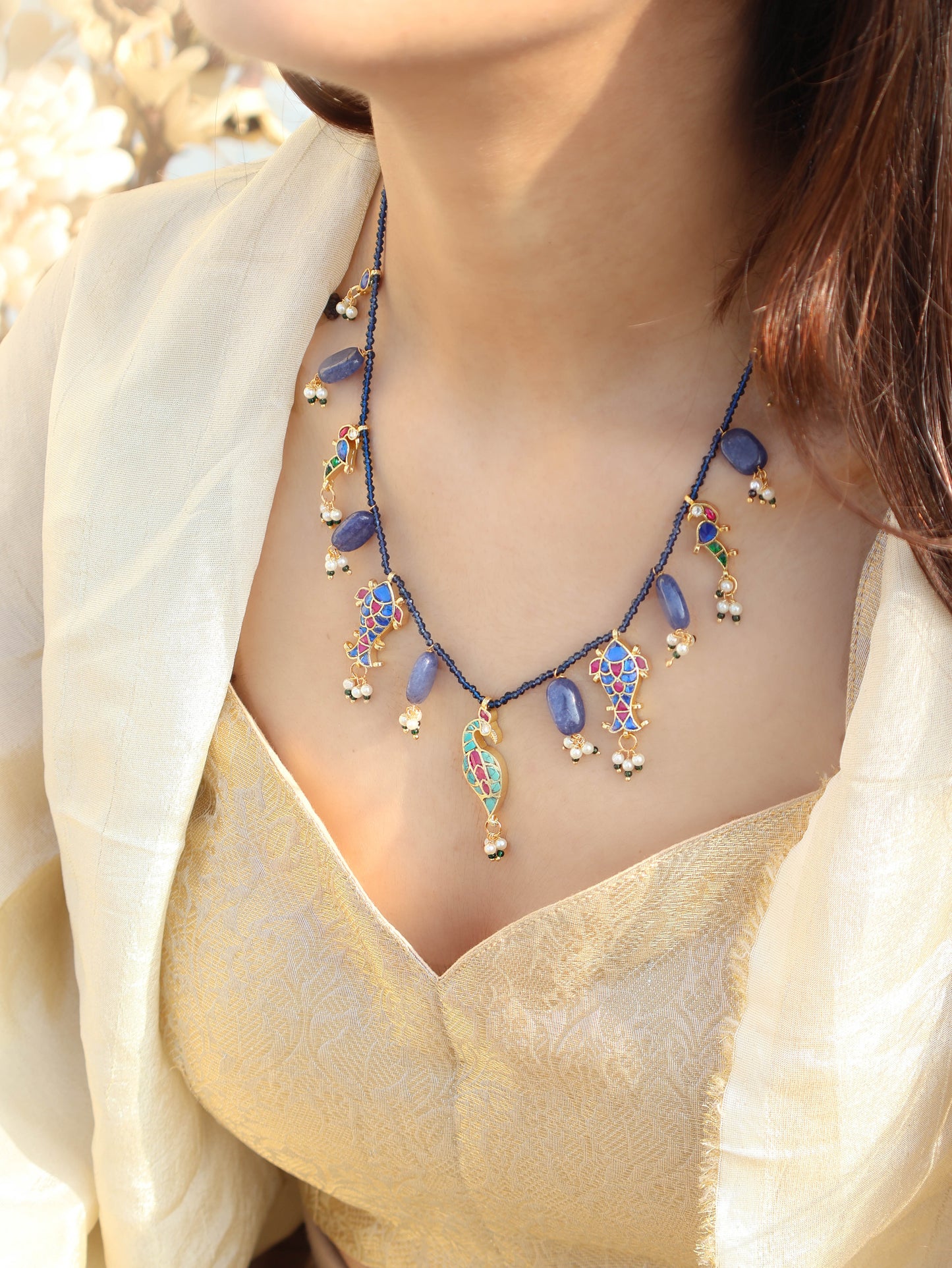 Ocean Drop Kundan Necklace