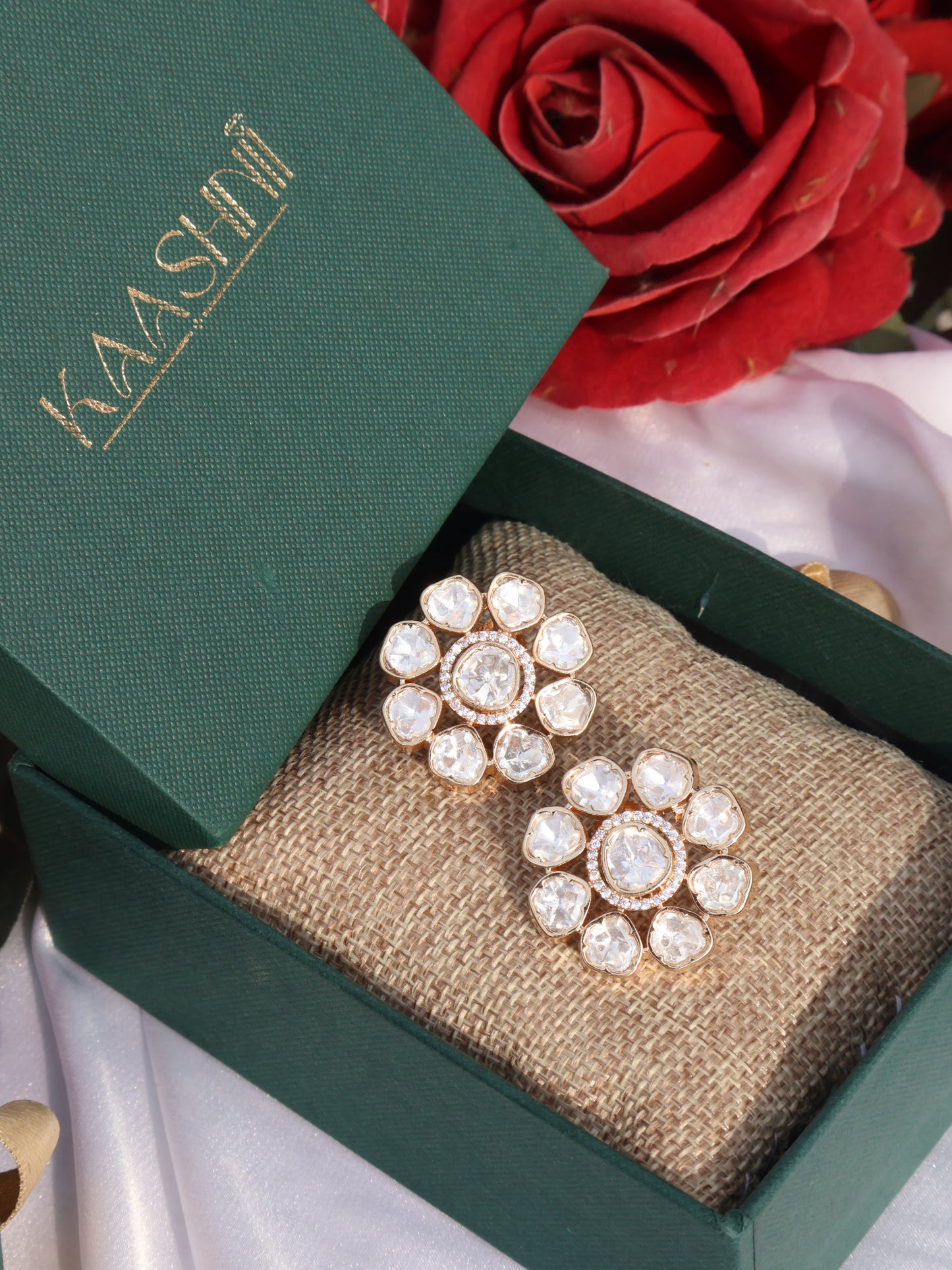 Zelda Polki Stud Earrings