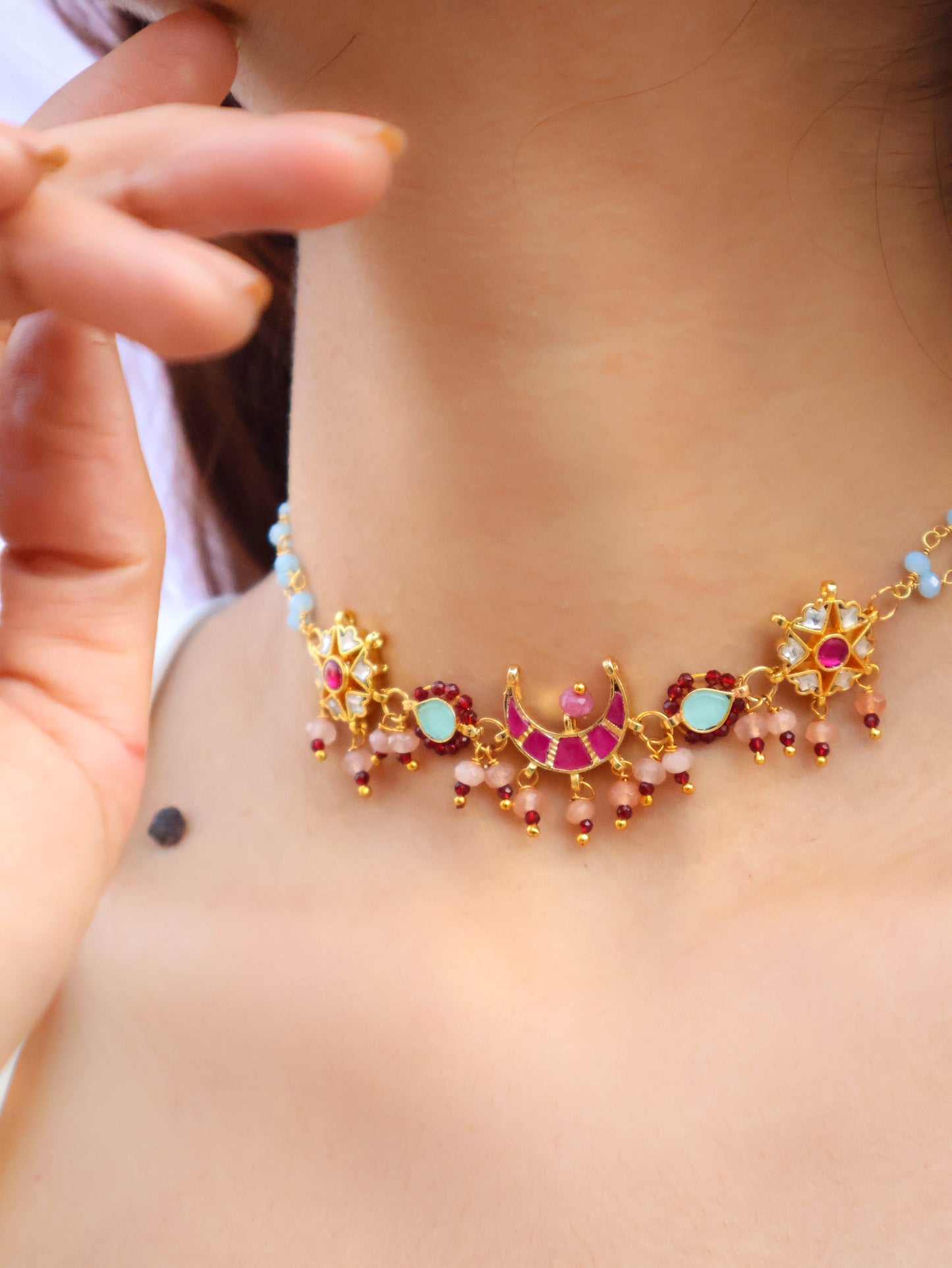 Misher Turquoise Choker Necklace