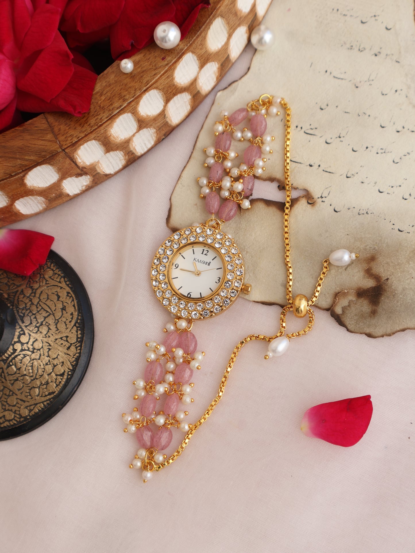 Ishka Pink Wrist Watch