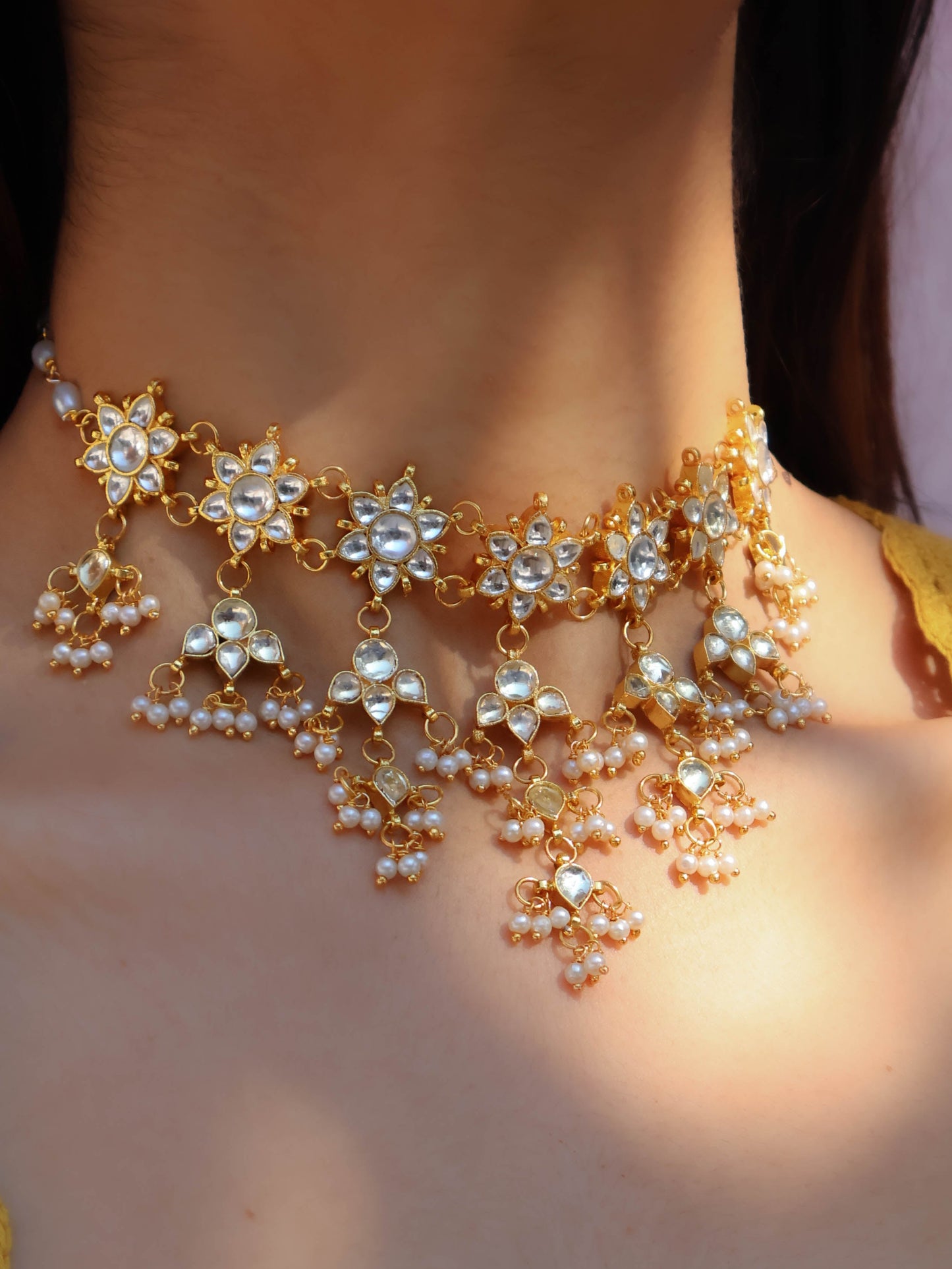 Mila Kundan Choker Necklace