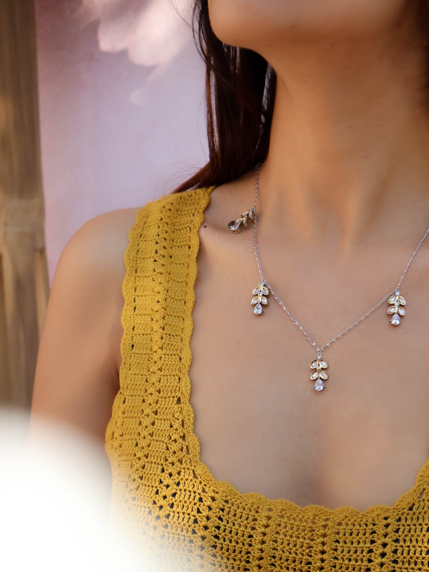 Ineesa Two-Toned Polki Necklace