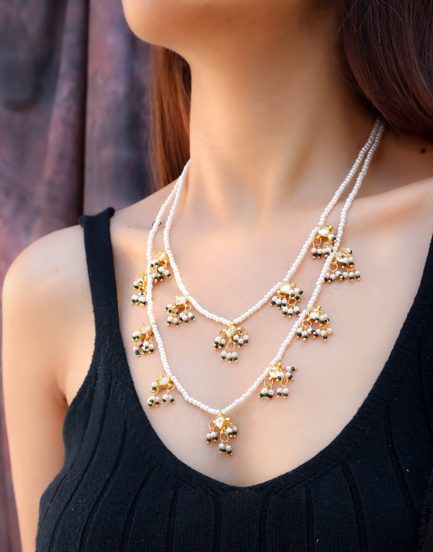 Elmira Layered Kundan Necklace
