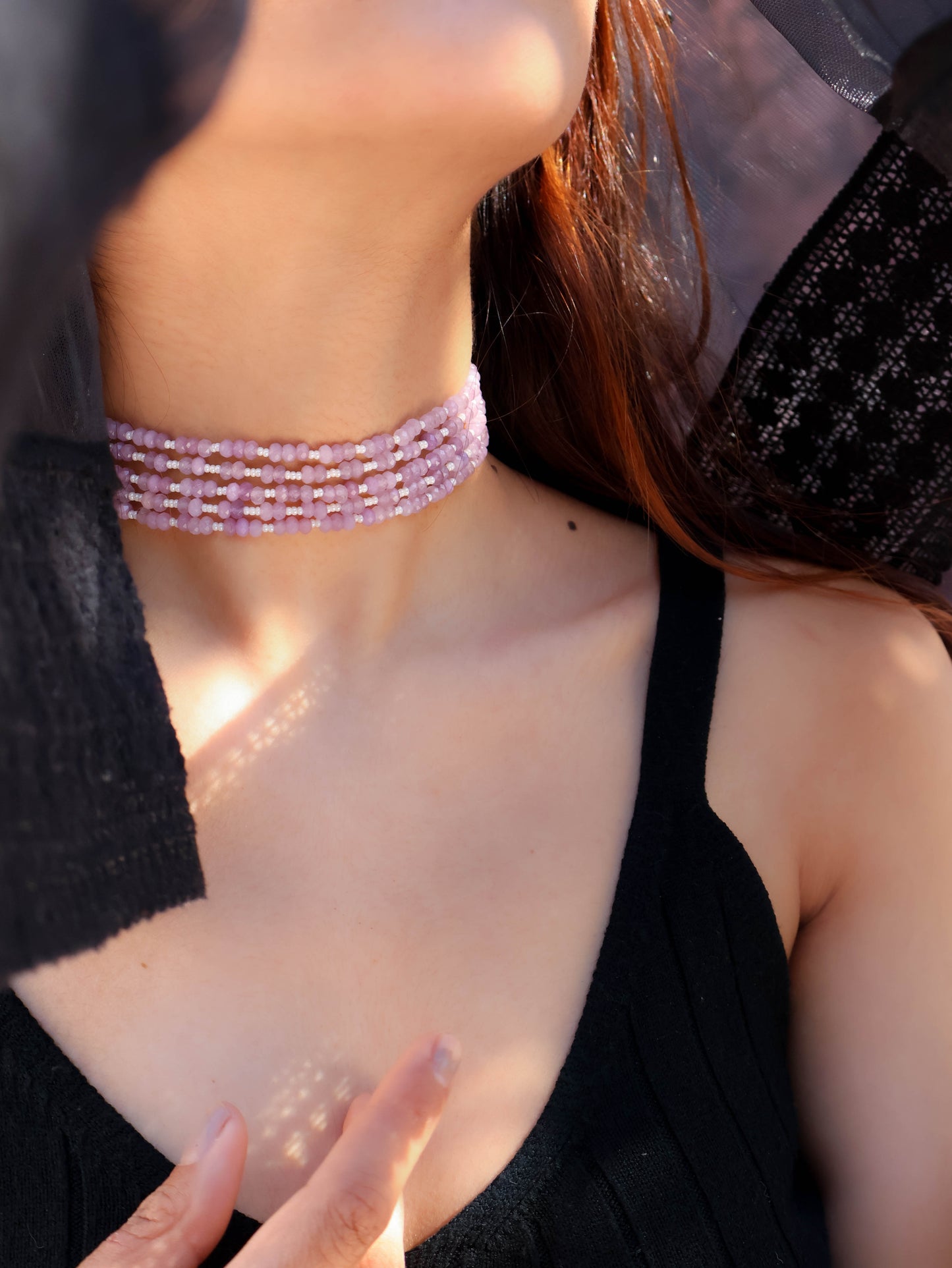 Marya Pink Choker Necklace