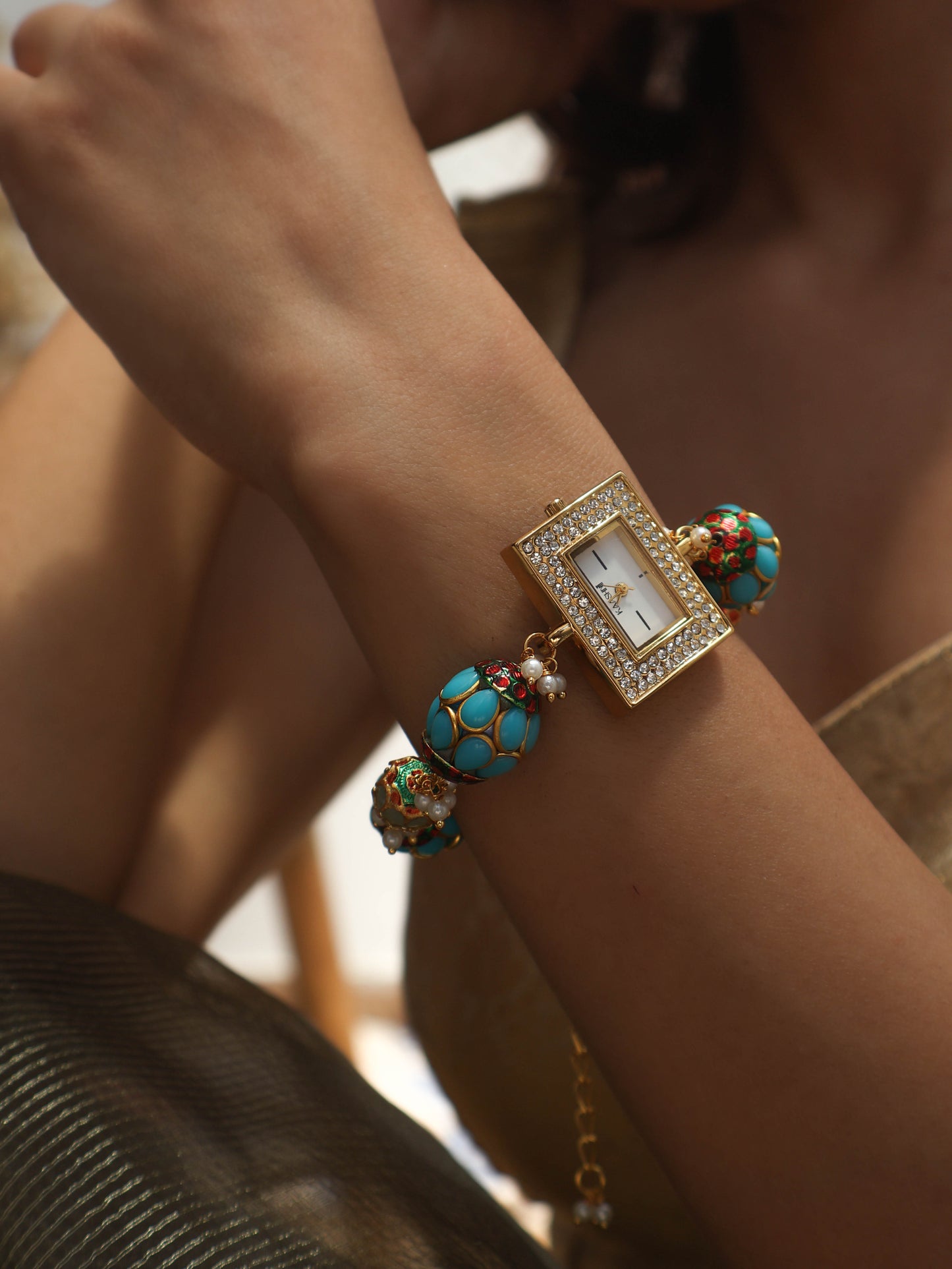 Leah Turquoise Wrist Watch