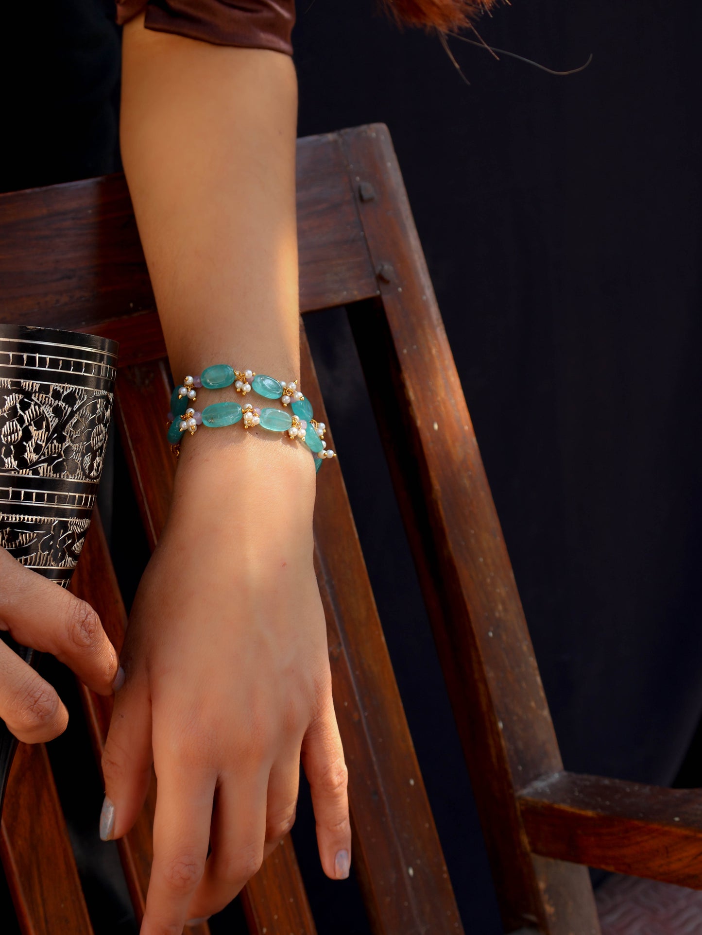 Wazeer Aqua Bracelet