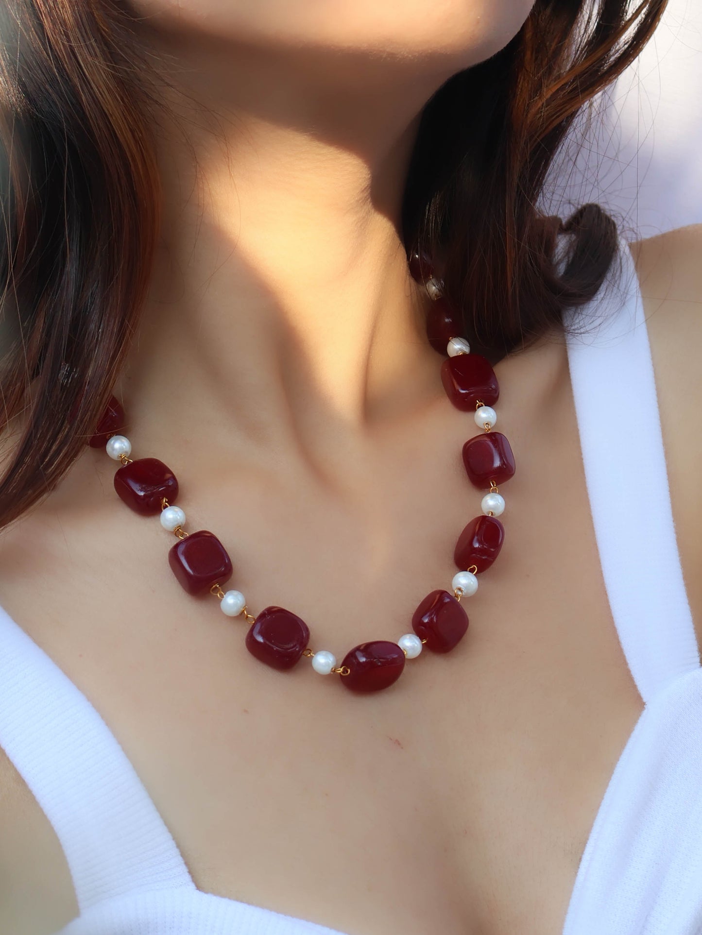 Humaira Red Necklace