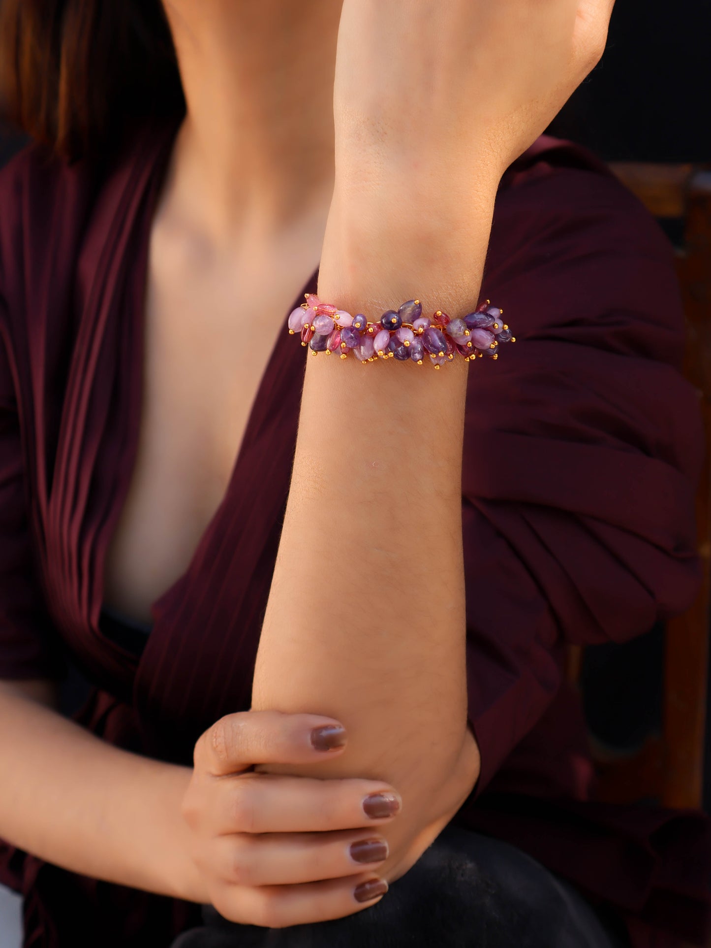 Naima Purple Bracelet