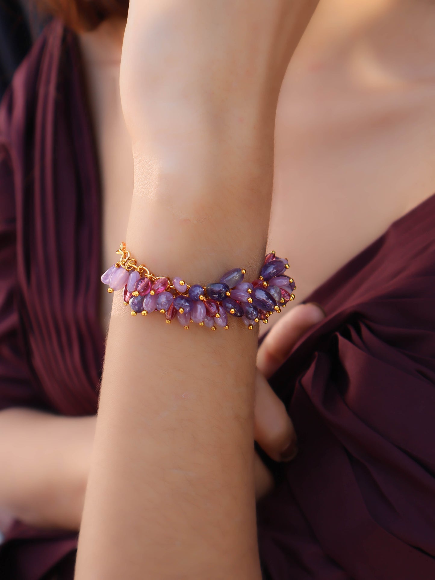 Naima Purple Bracelet