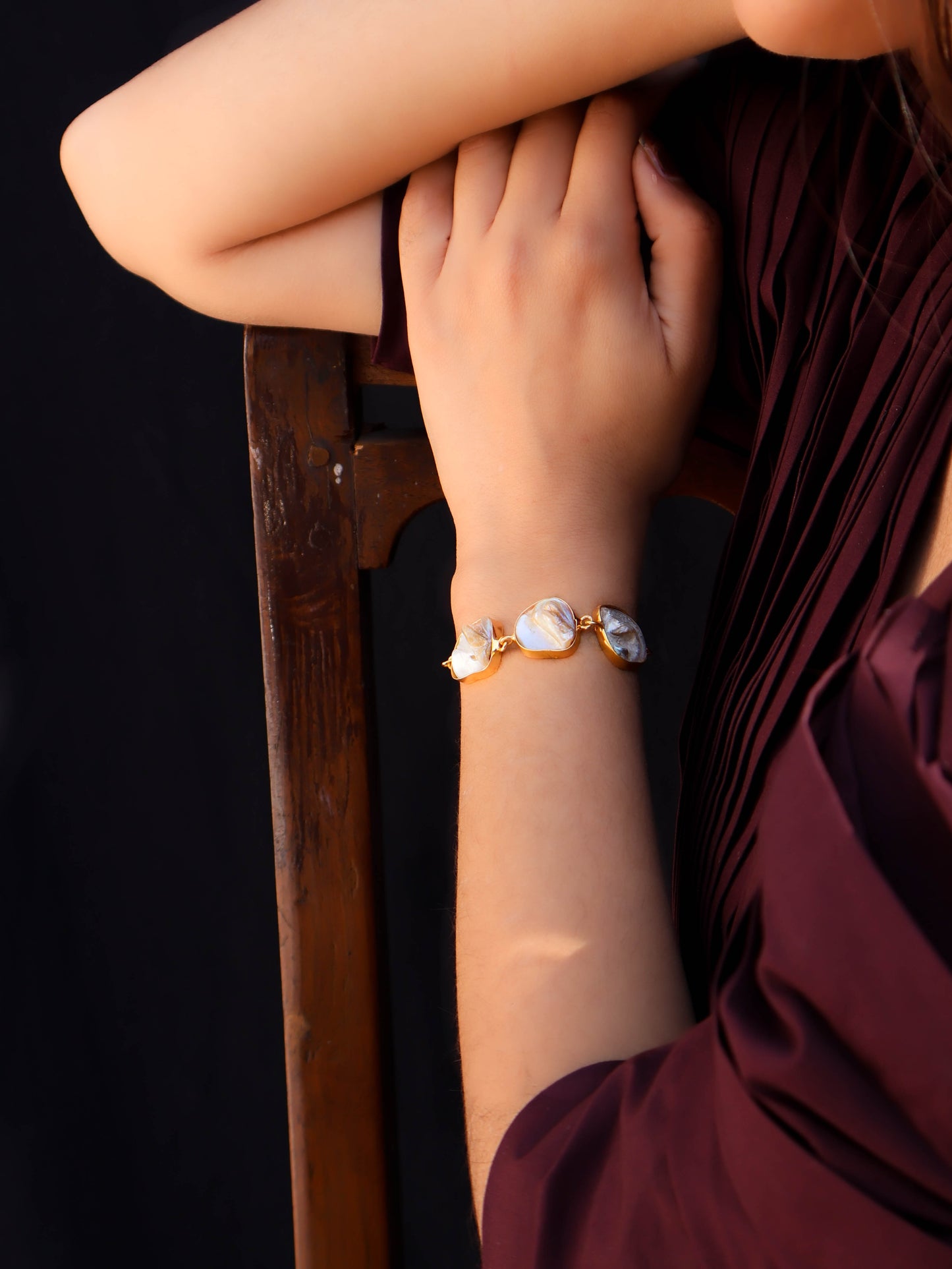 Heena Baroque Pearl Bracelet