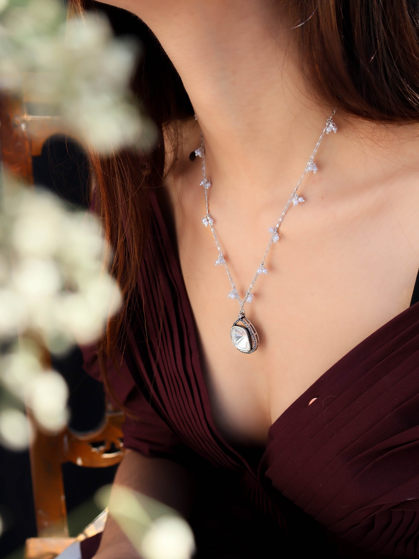 Ruhi Polki Pendant Necklace