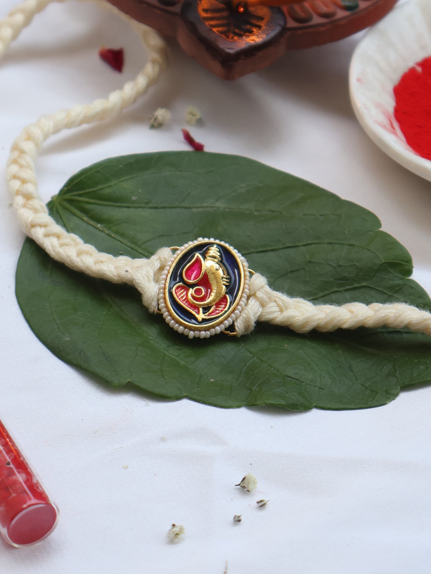 Ganesha Swastik Rakhi