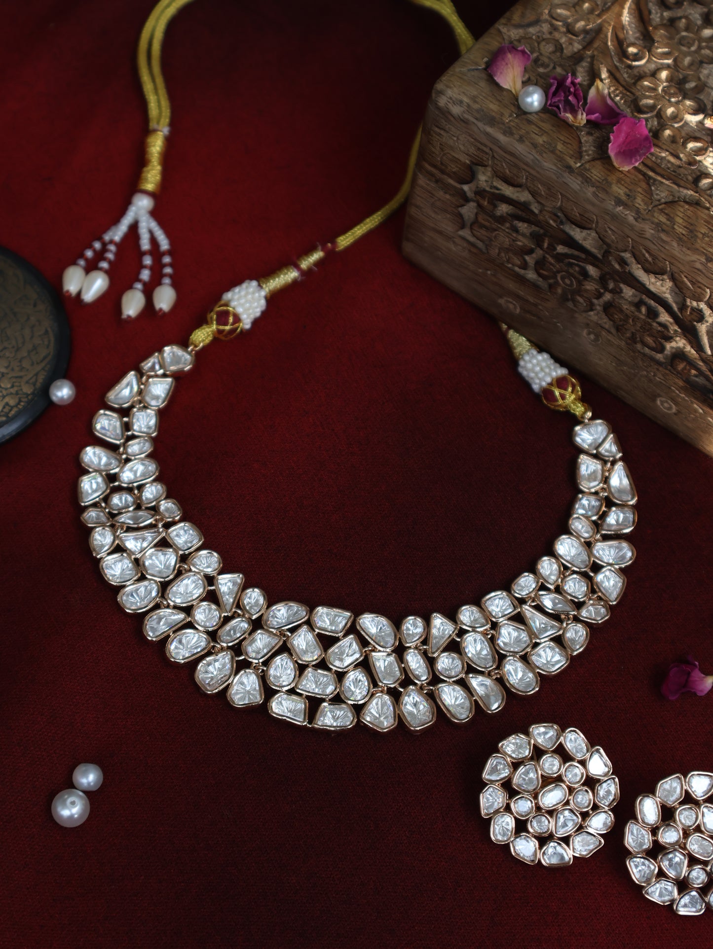Shaan Polki Necklace Set