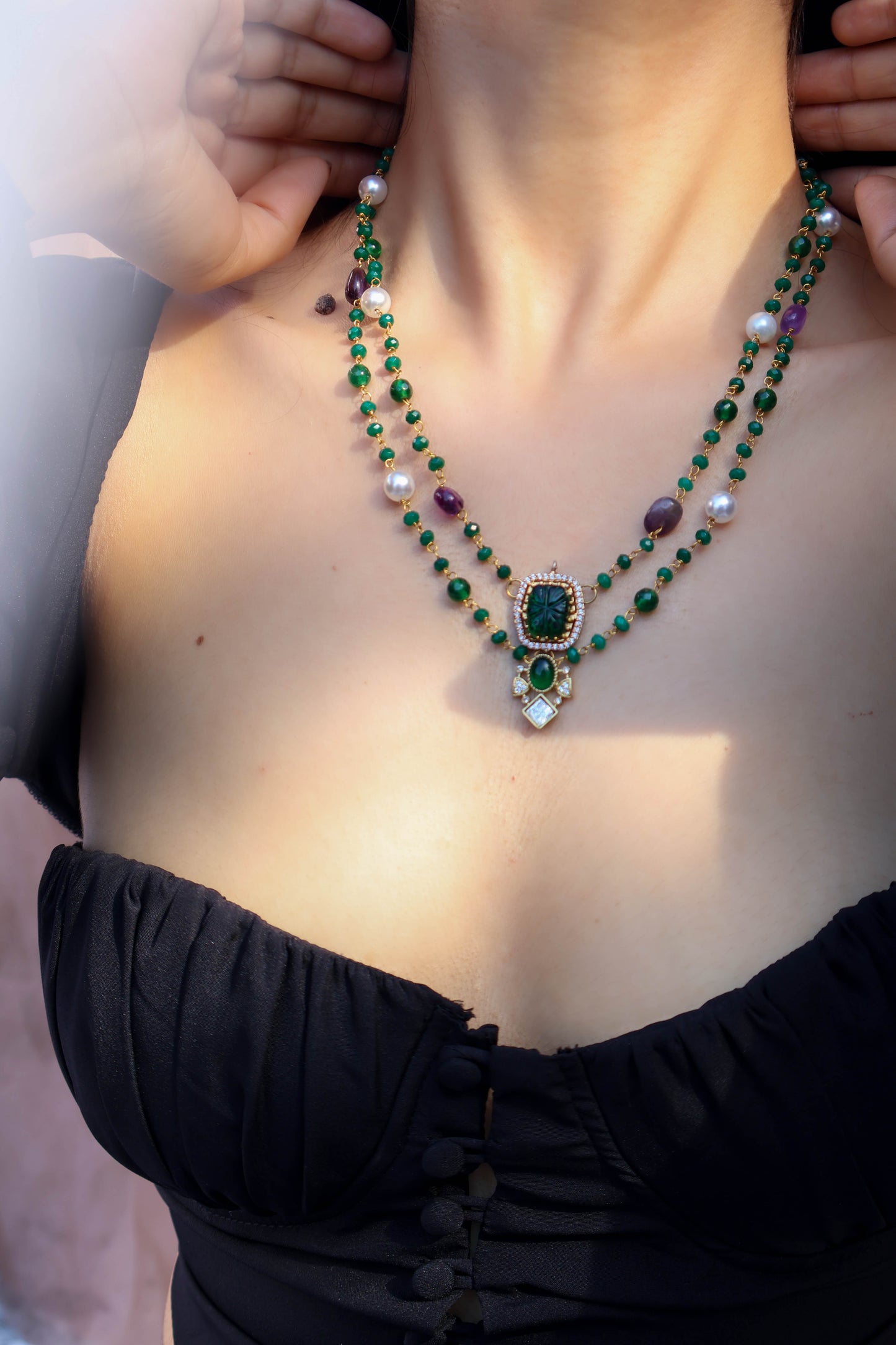 Akalia Green Necklace