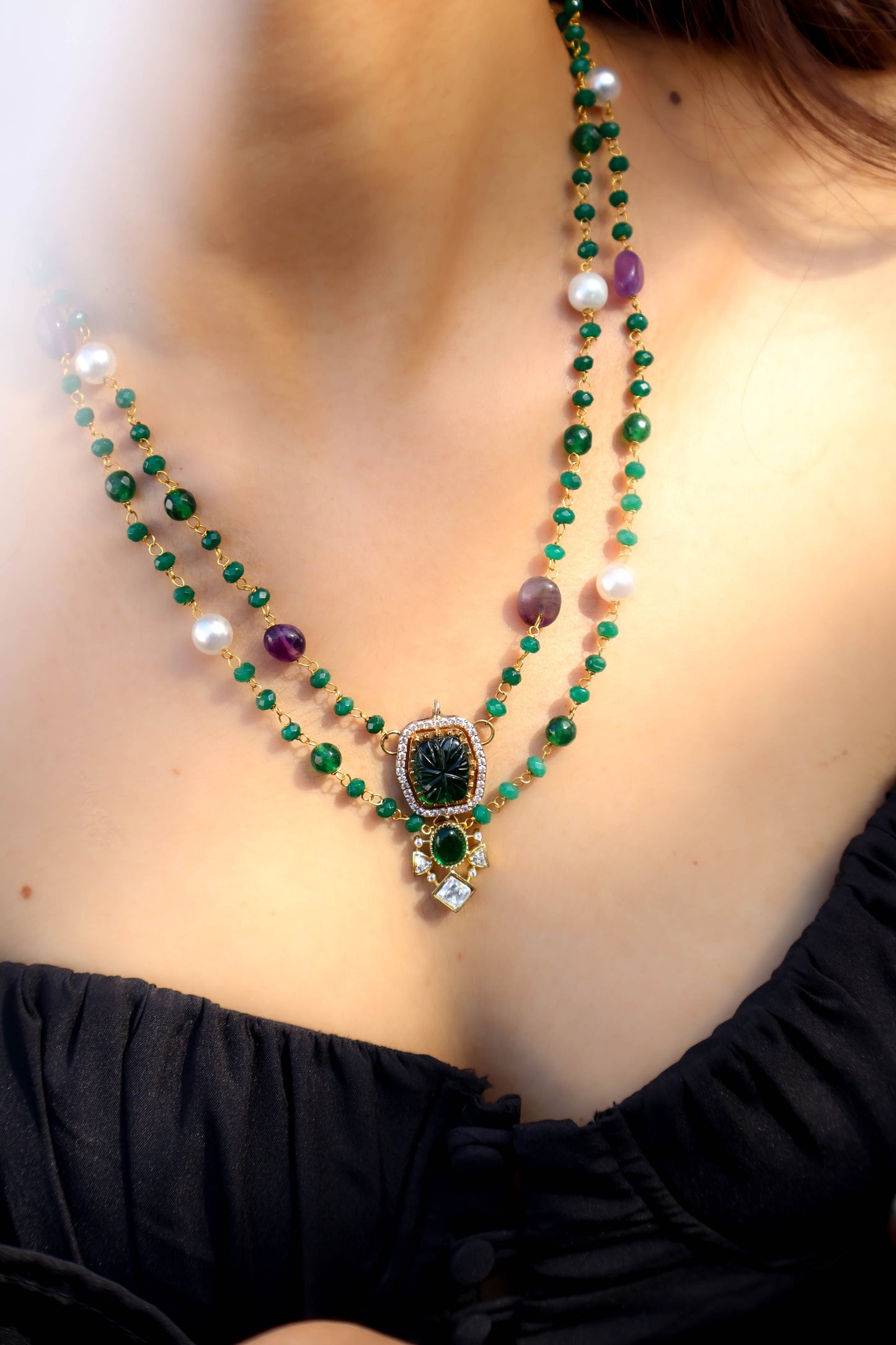 Akalia Green Necklace