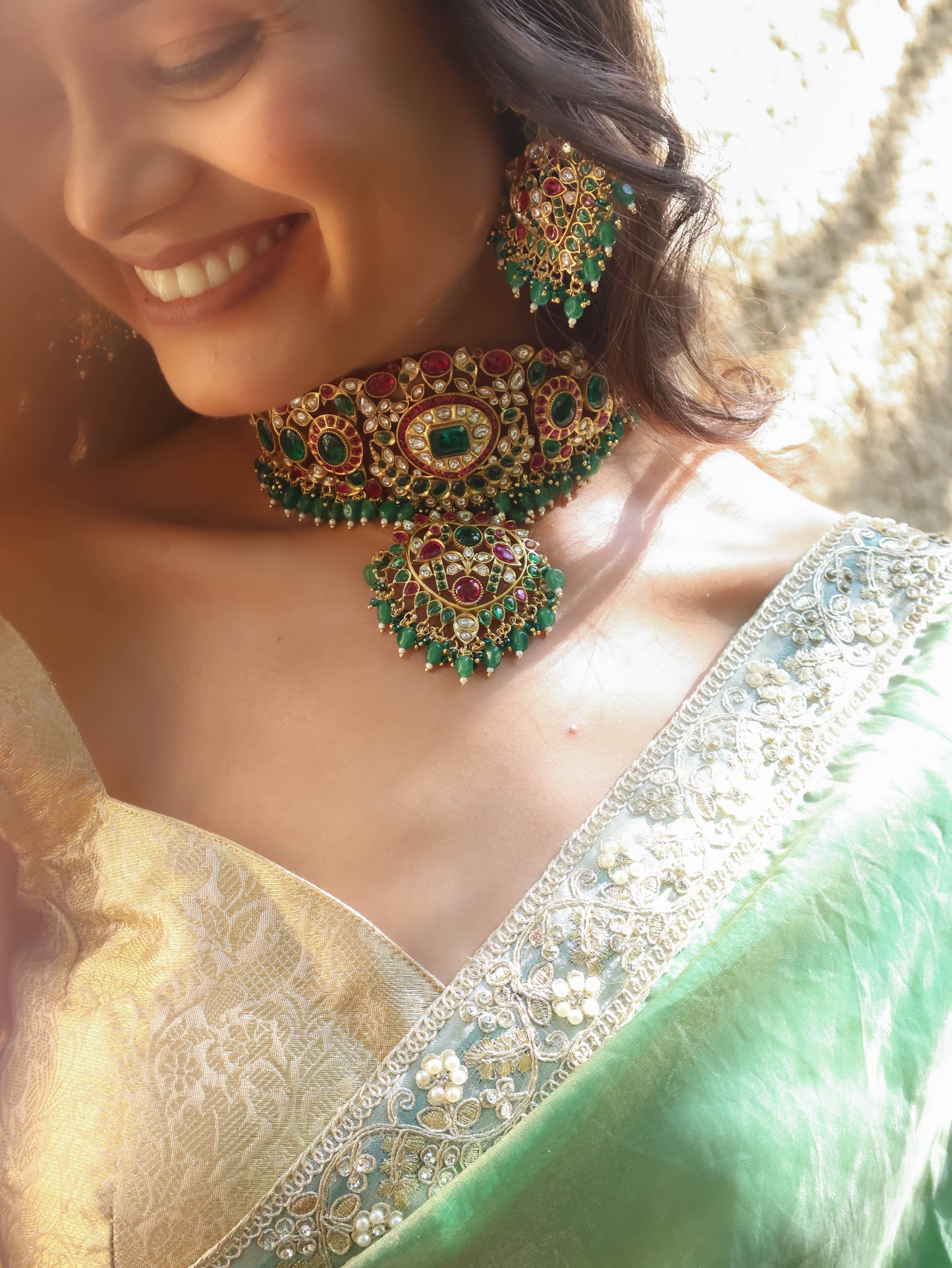 Saanvi multicoloured Necklace Set