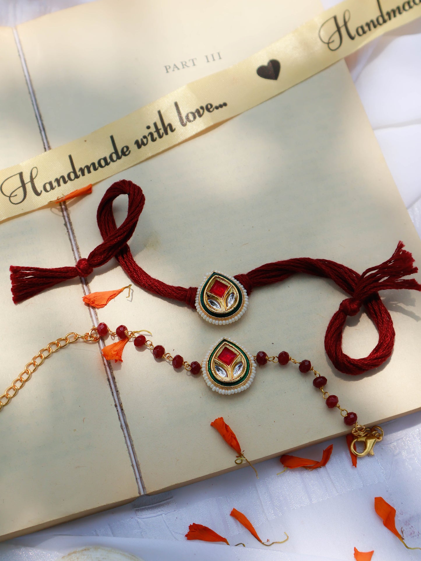 Ijay Kundan Rakhi Lumba Set