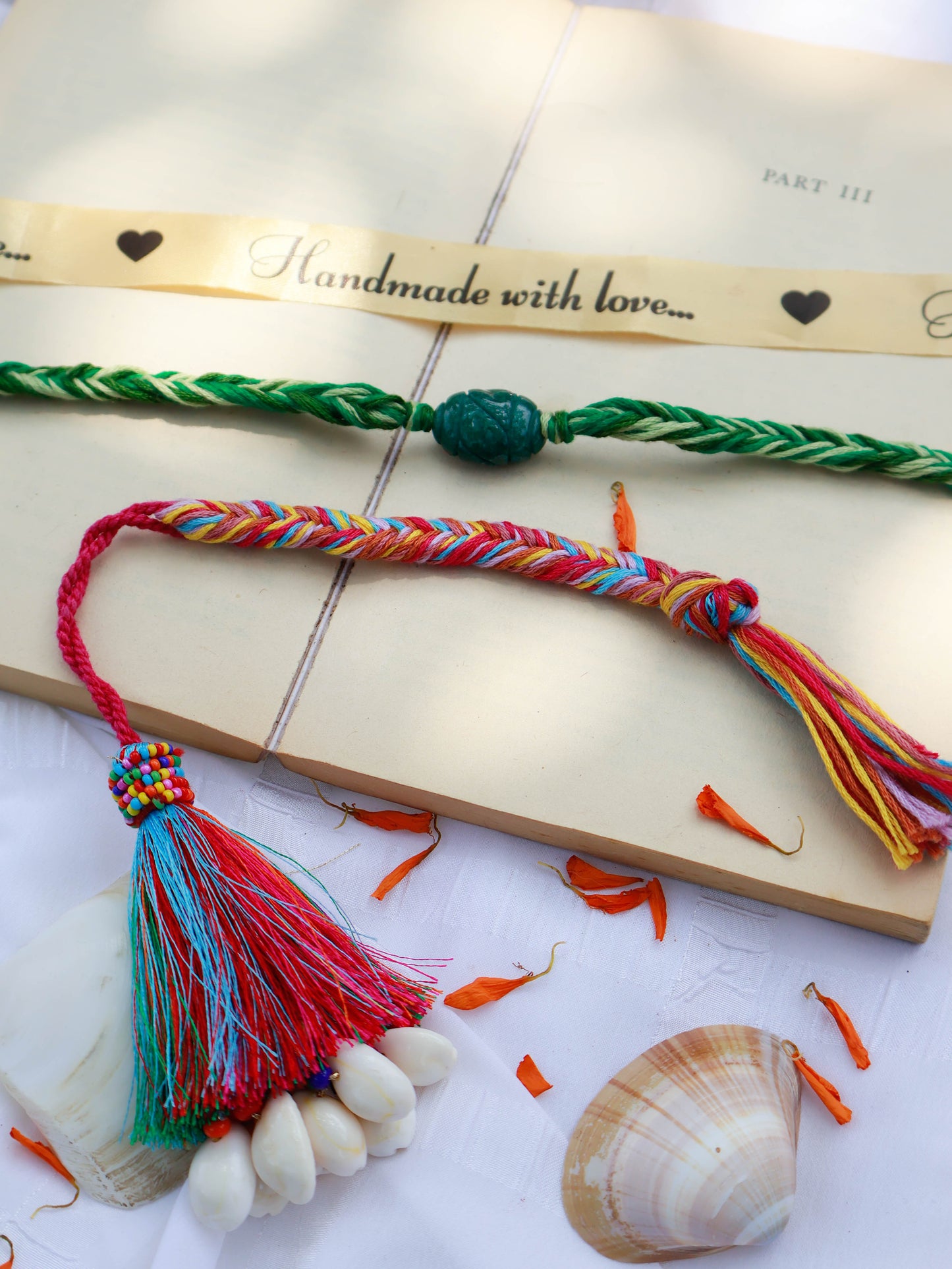 Harsh Multicolored Rakhi Lumba Set