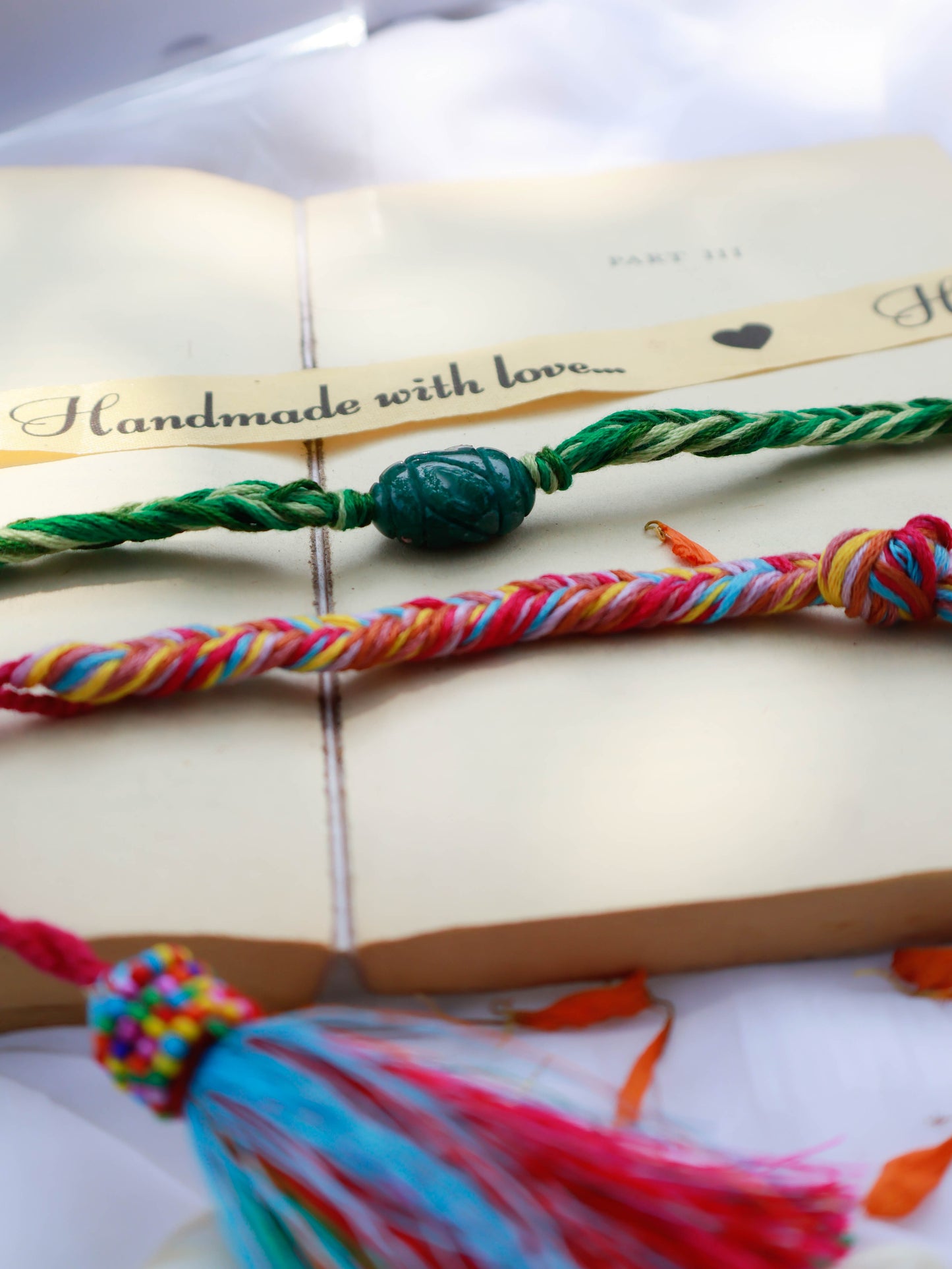 Harsh Multicolored Rakhi Lumba Set
