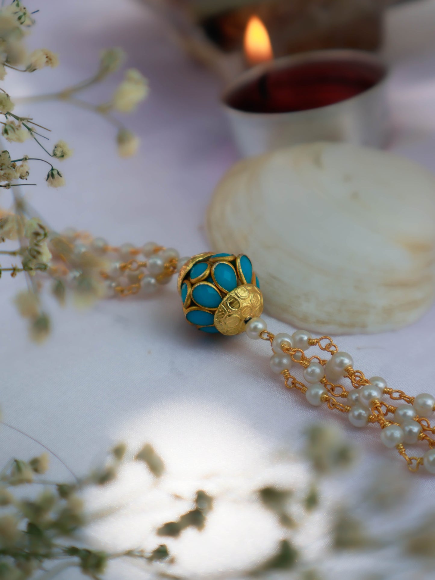 Mayin Turquoise Pearl Lumba Bracelet