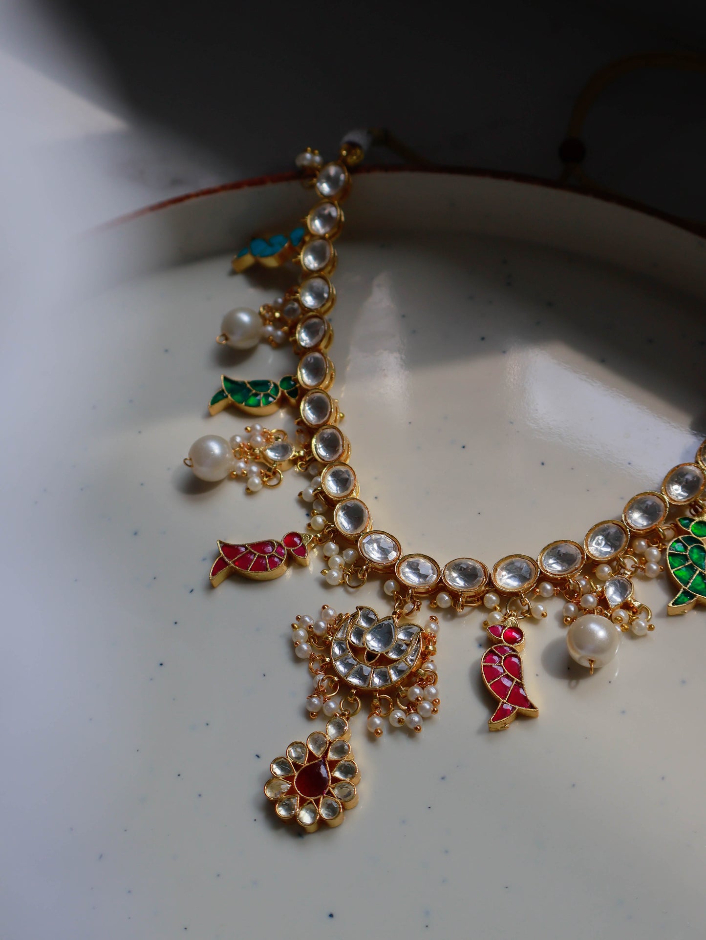 Aliza Multicolored Kundan Necklace