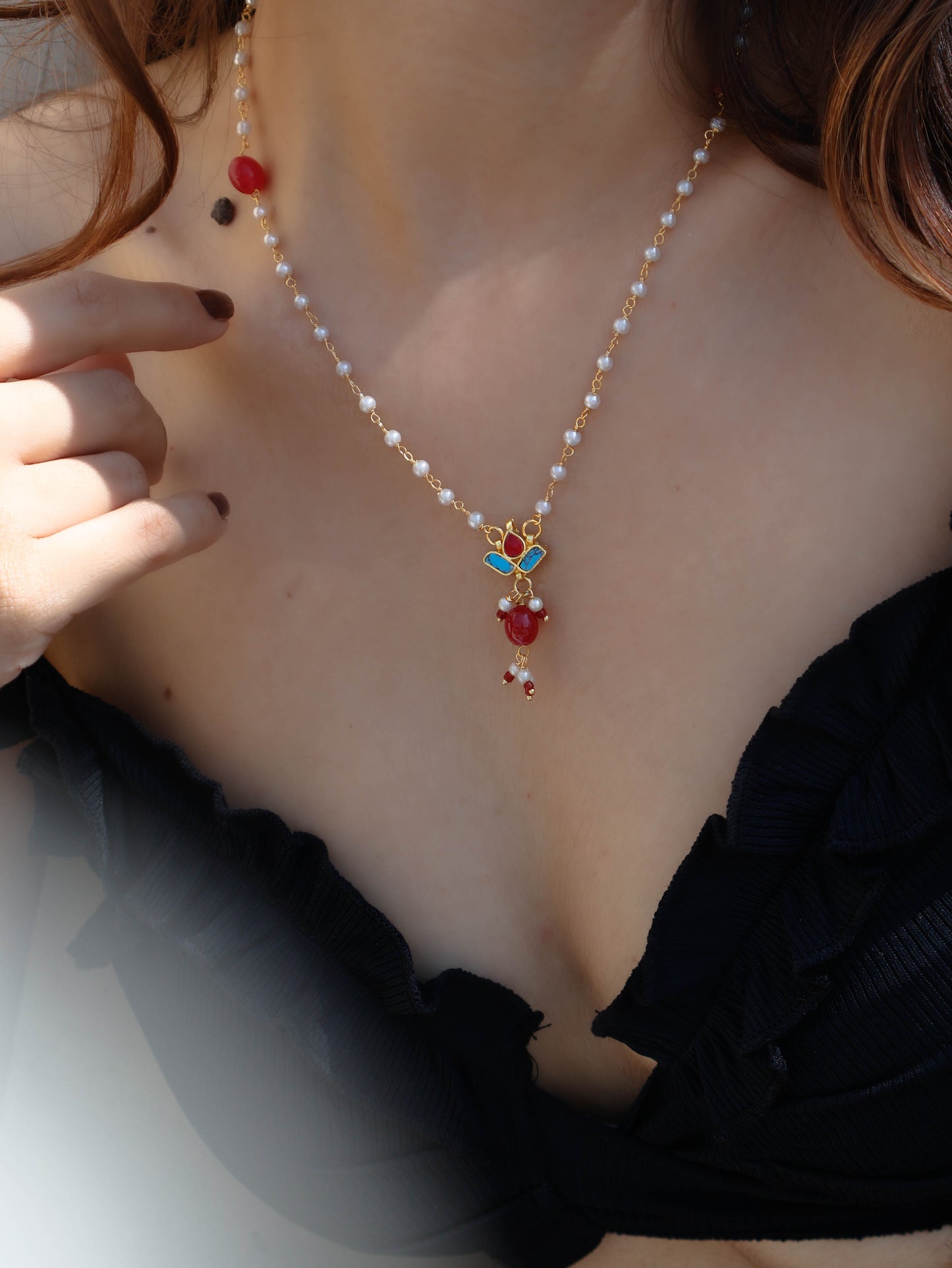 Railey Turquoise Pendant Necklace