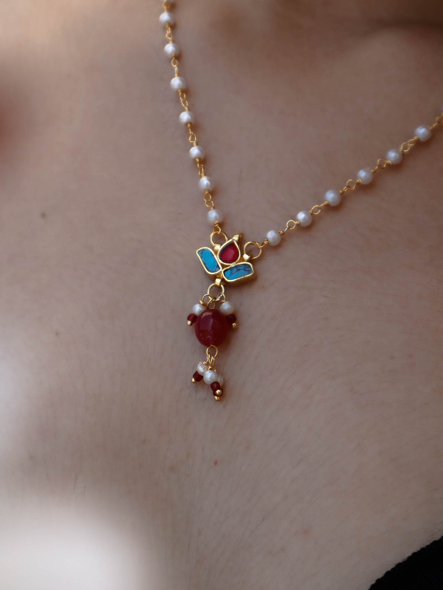 Railey Turquoise Pendant Necklace