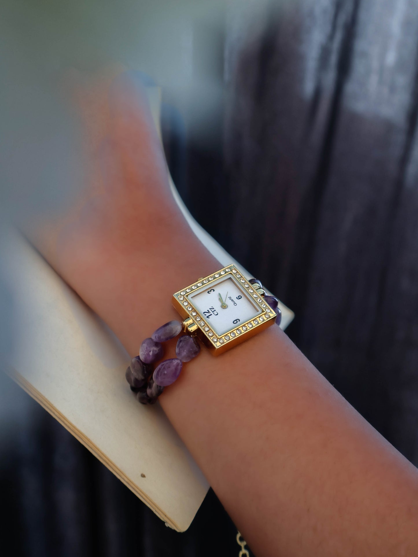 Natalie Purple Wrist Watch