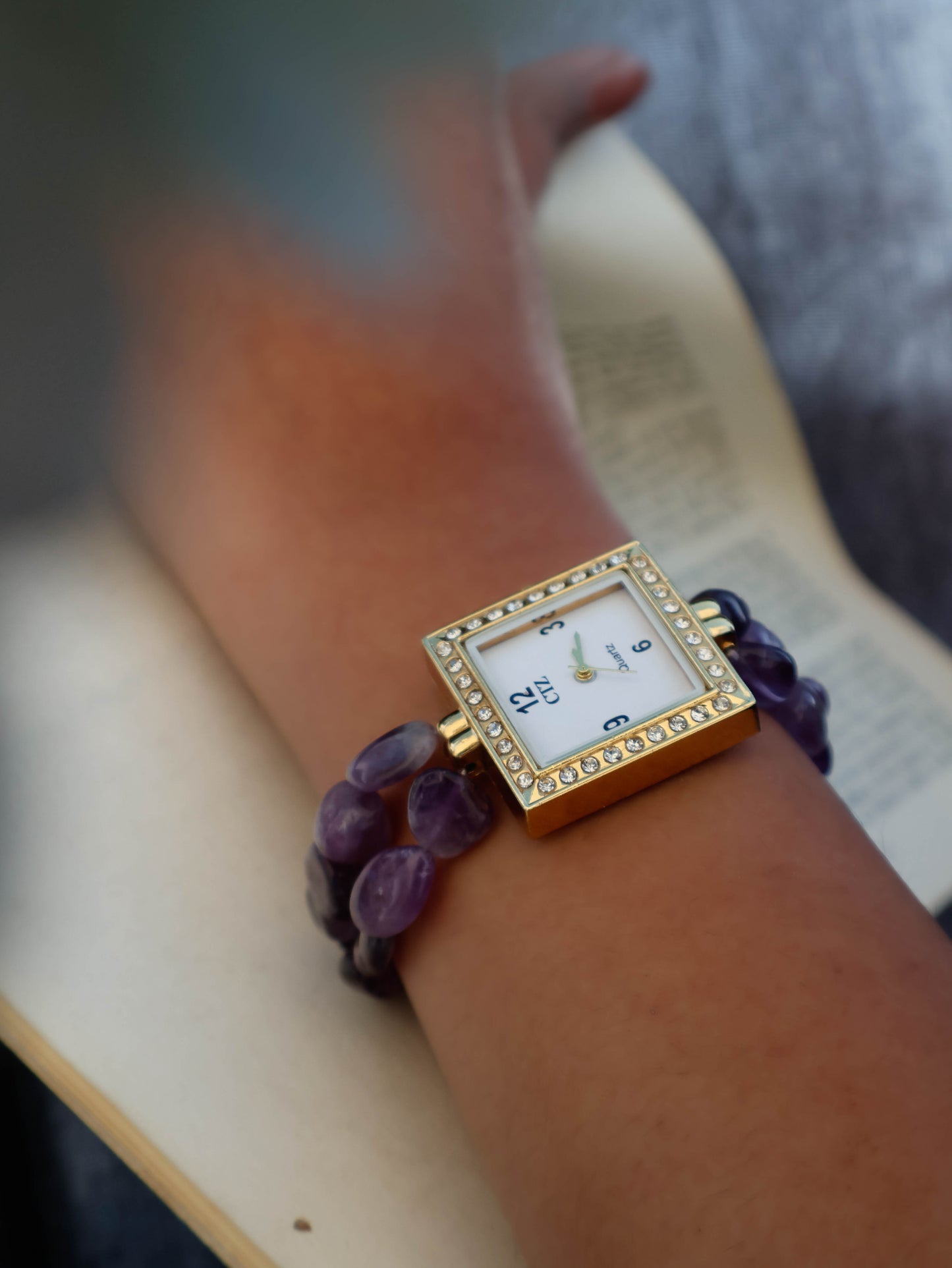 Natalie Purple Wrist Watch