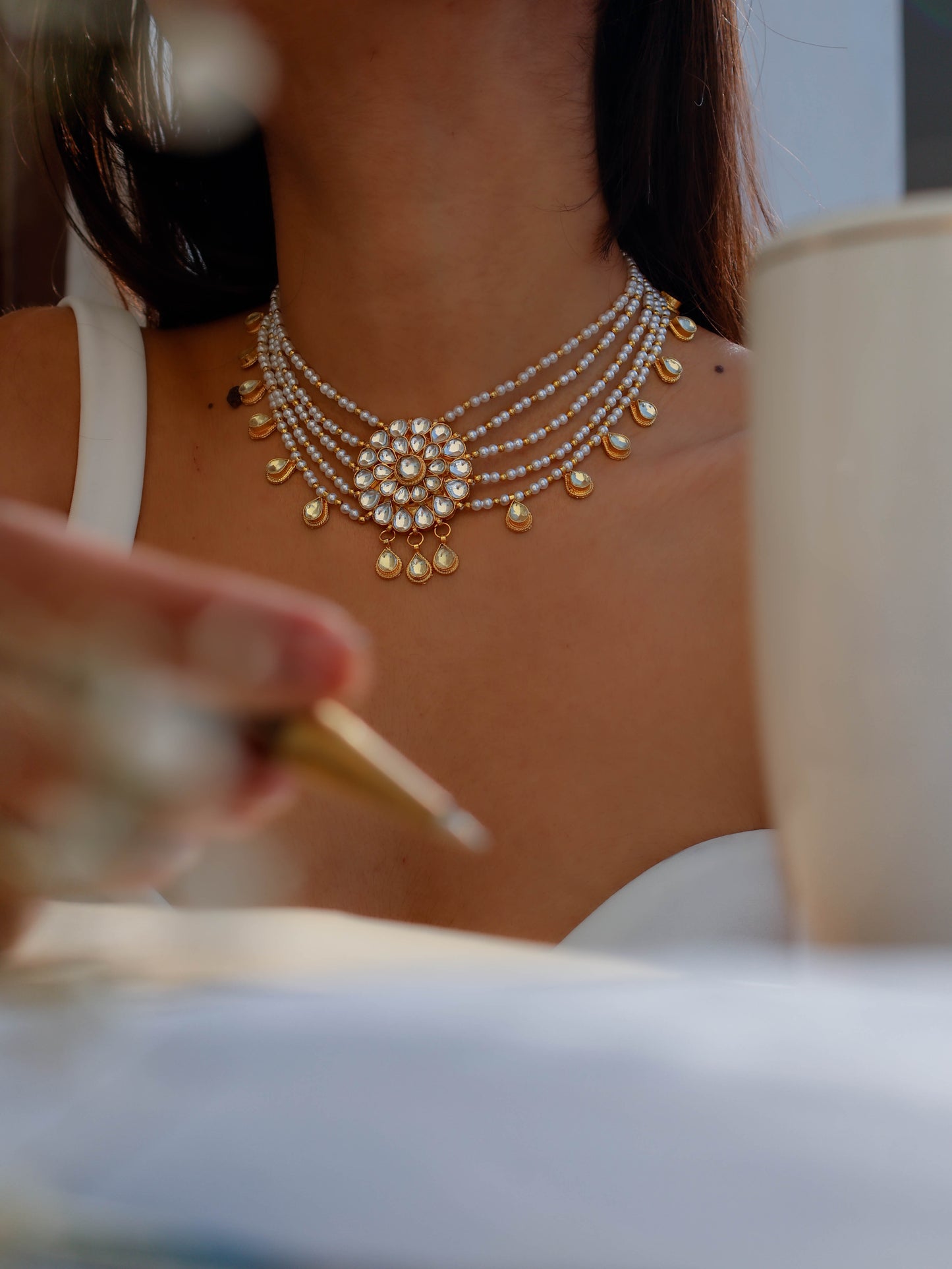 Vega Kundan Choker Necklace