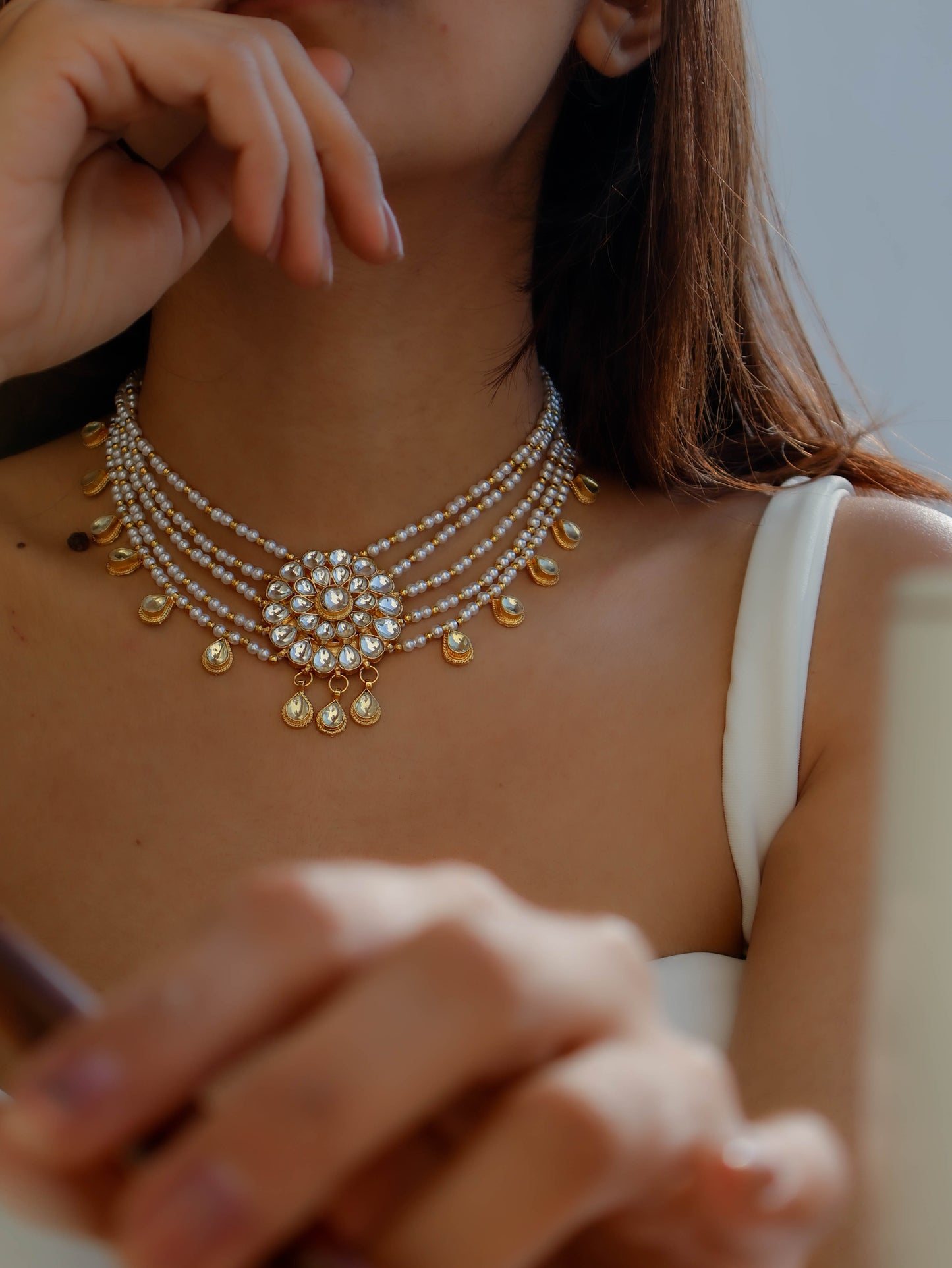 Vega Kundan Choker Necklace