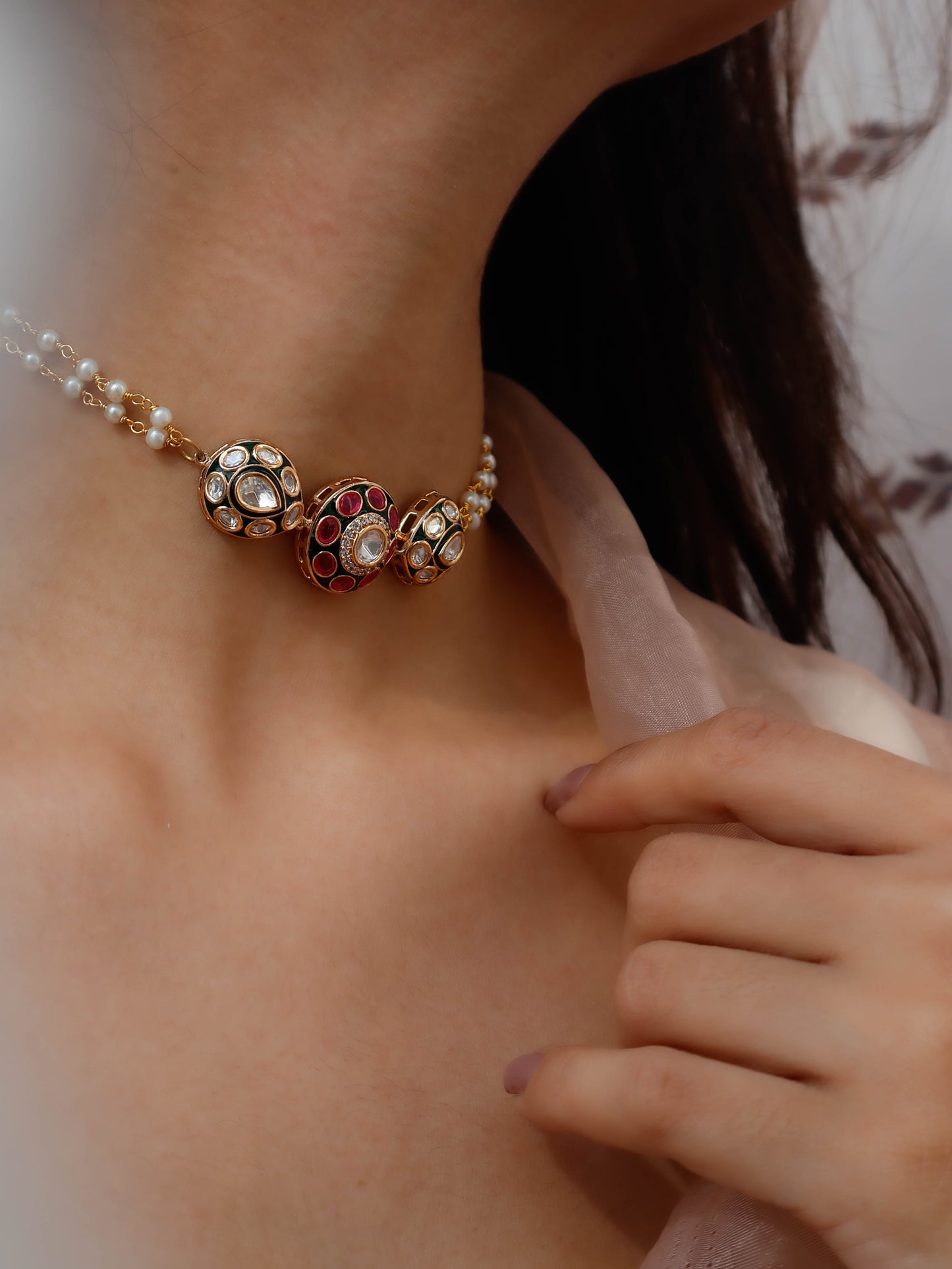Vibha Kundan Choker Necklace
