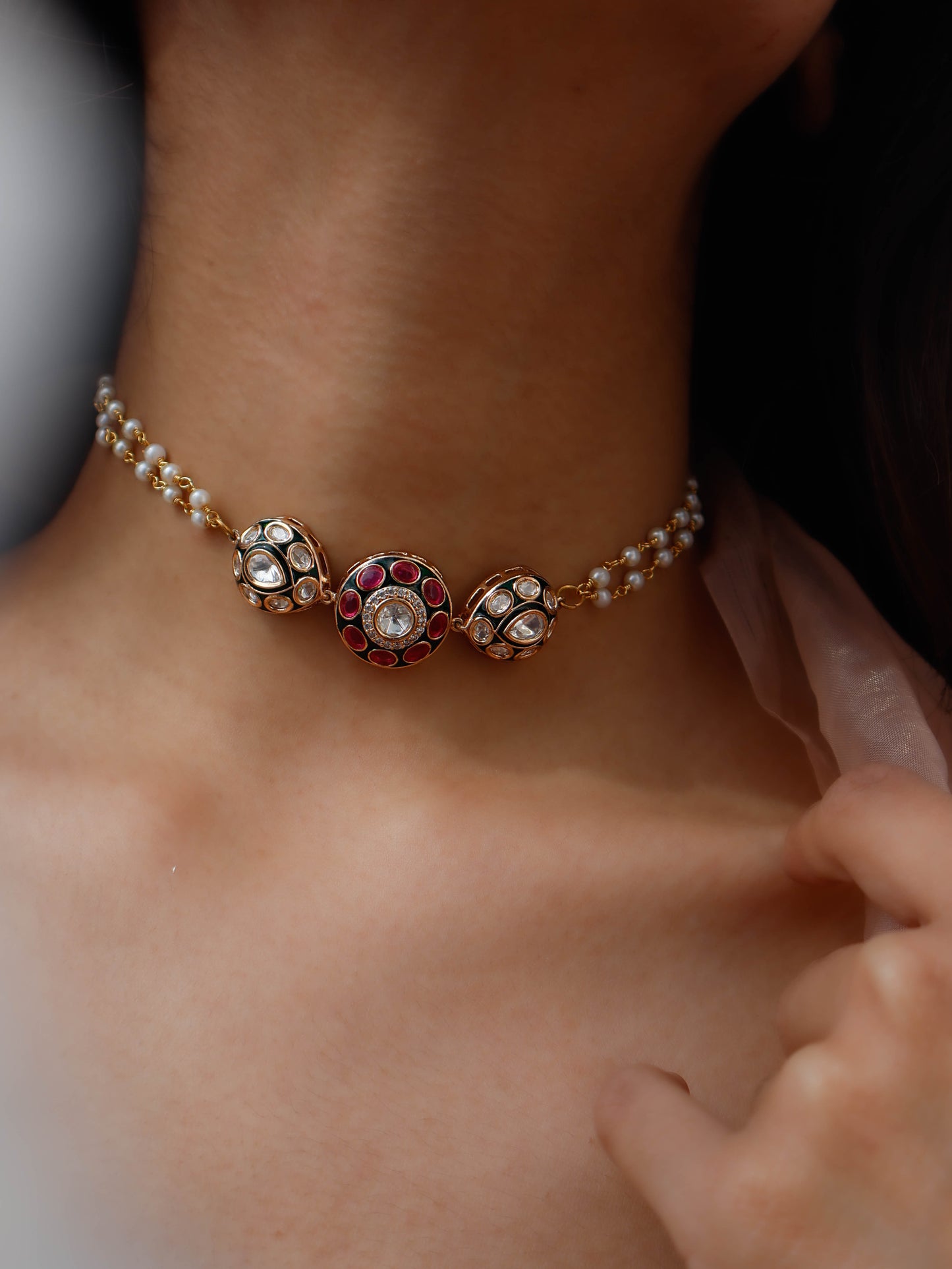 Vibha Kundan Choker Necklace