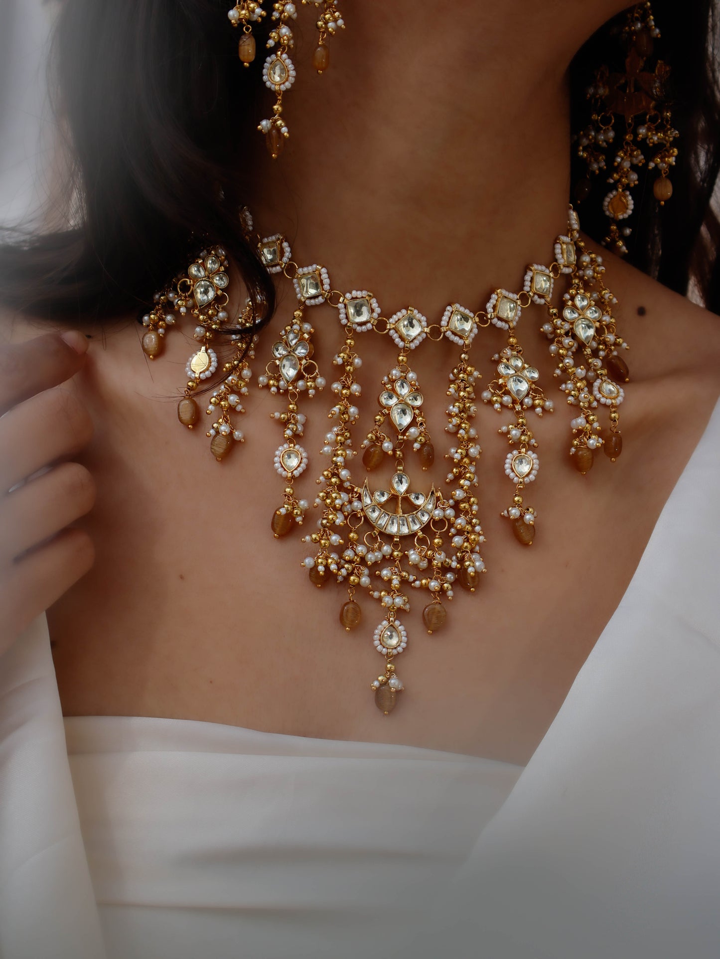Lela Kundan Necklace Set