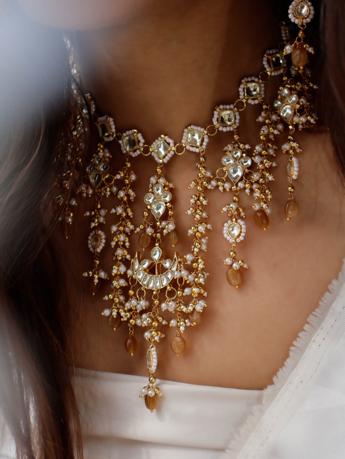 Lela Kundan Necklace Set