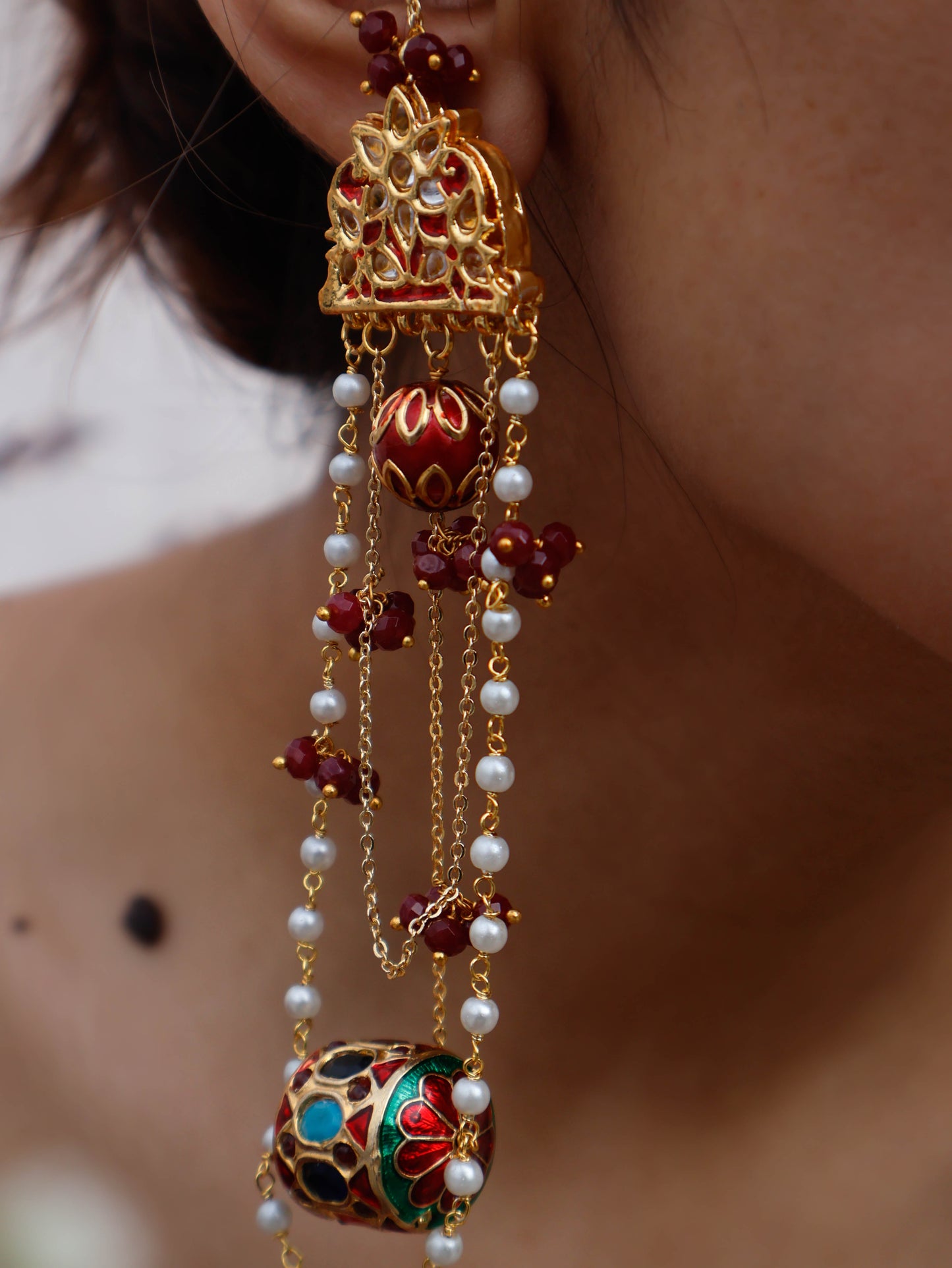 Reyhna Navrattan Long Boho Earrings