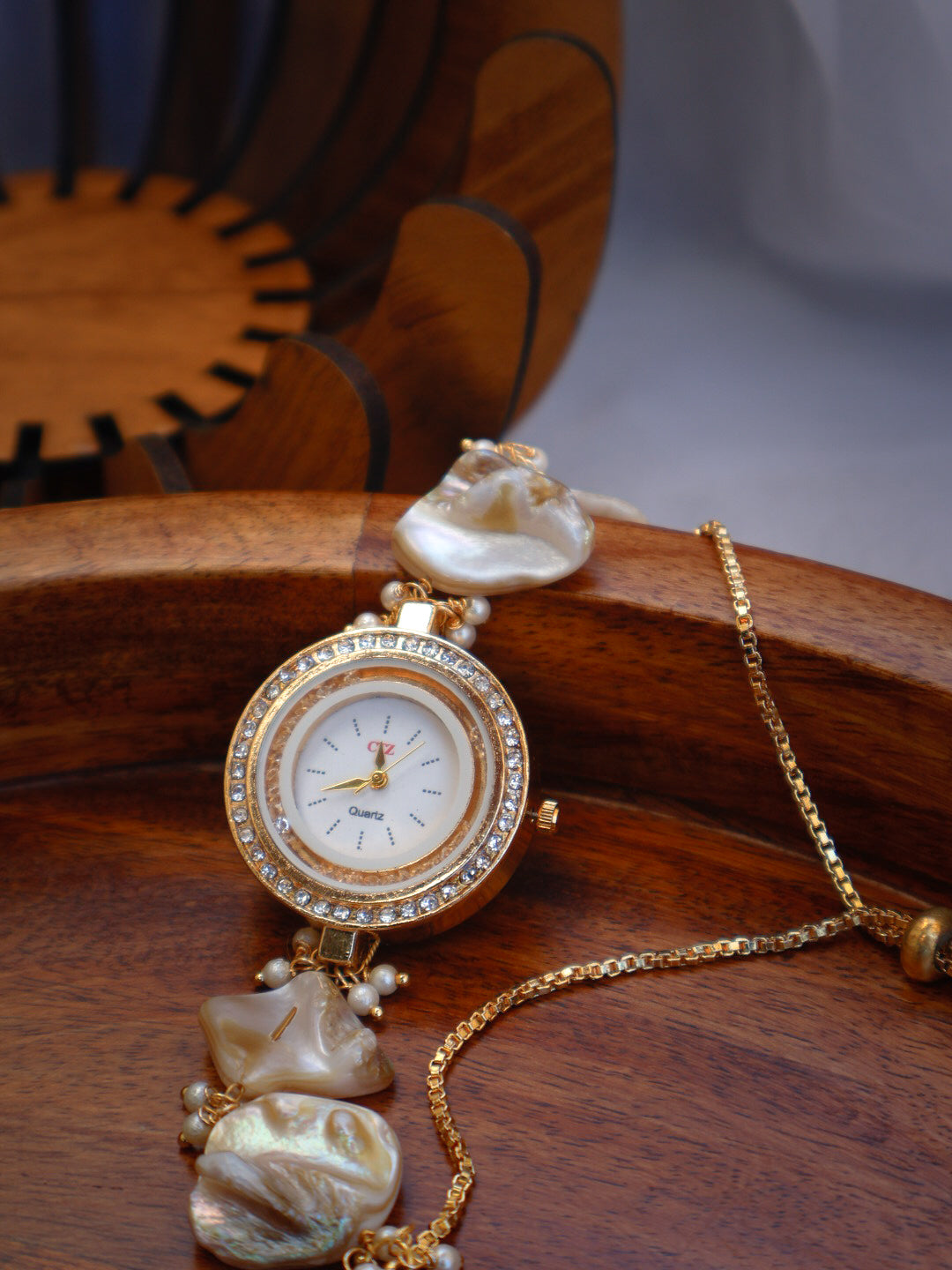 Krupa Baroque Pearls Wrist Watch