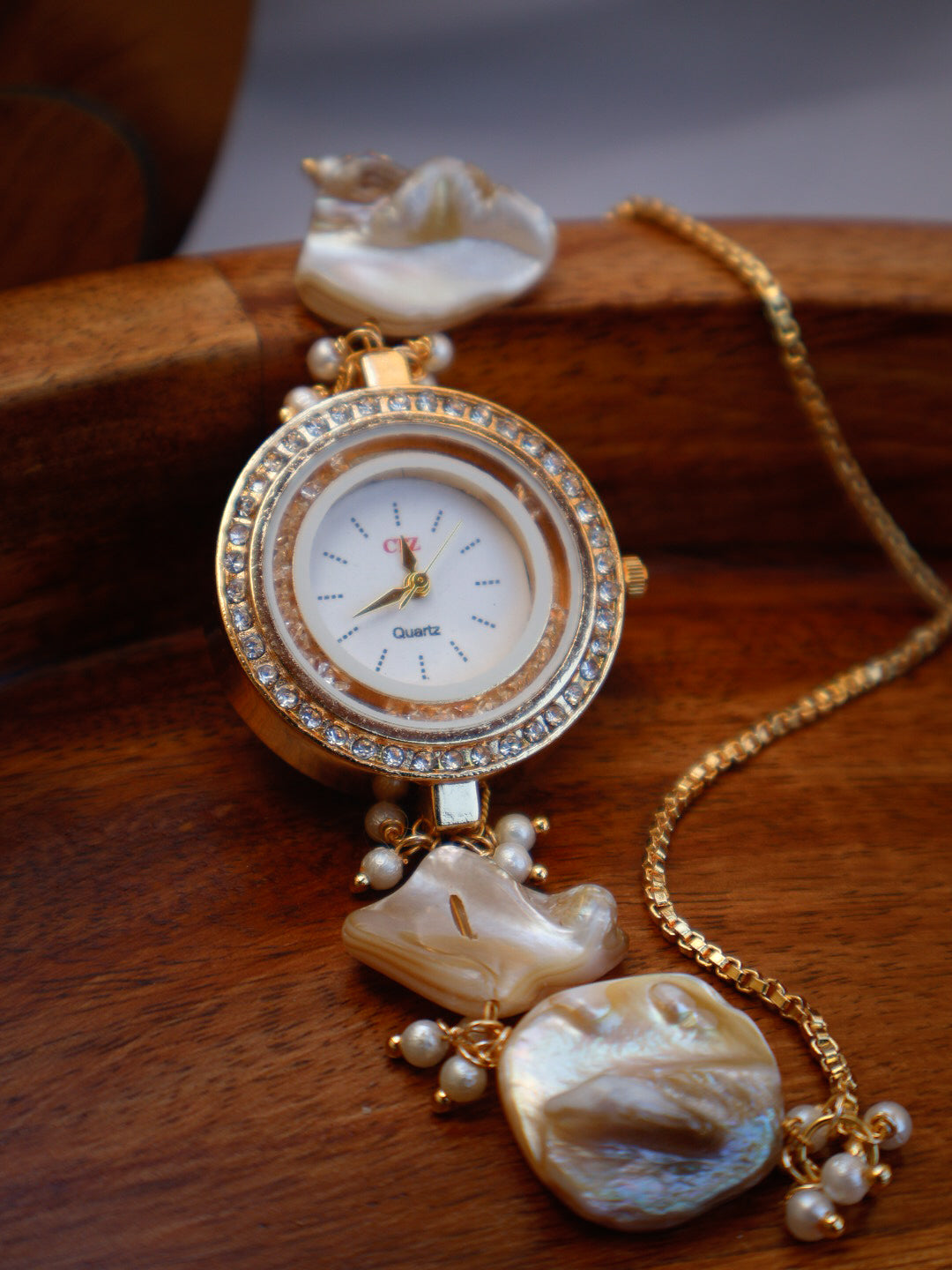 Krupa Baroque Pearls Wrist Watch