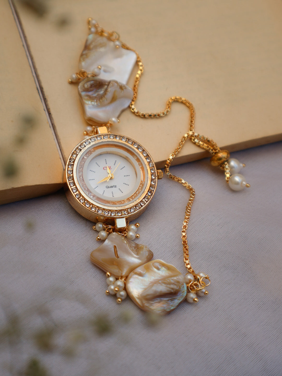Krupa Baroque Pearls Wrist Watch