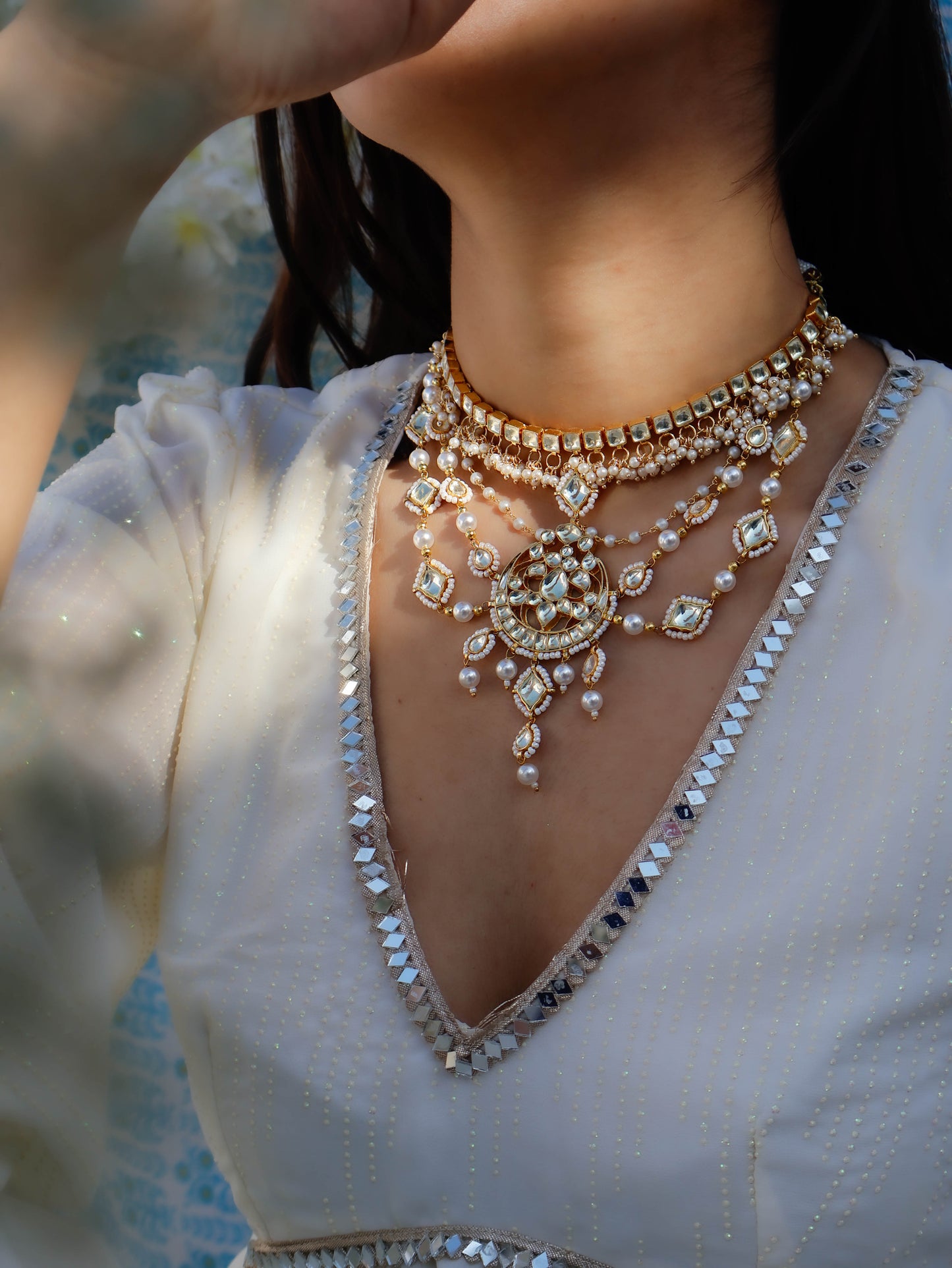 Revika Layered Kundan Necklace