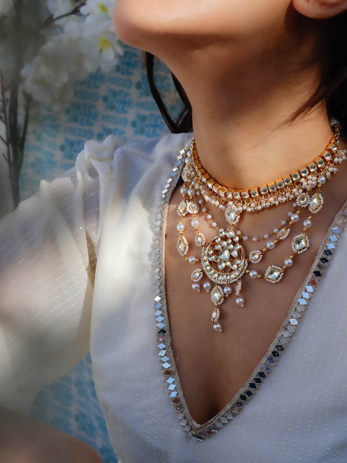 Revika Layered Kundan Necklace