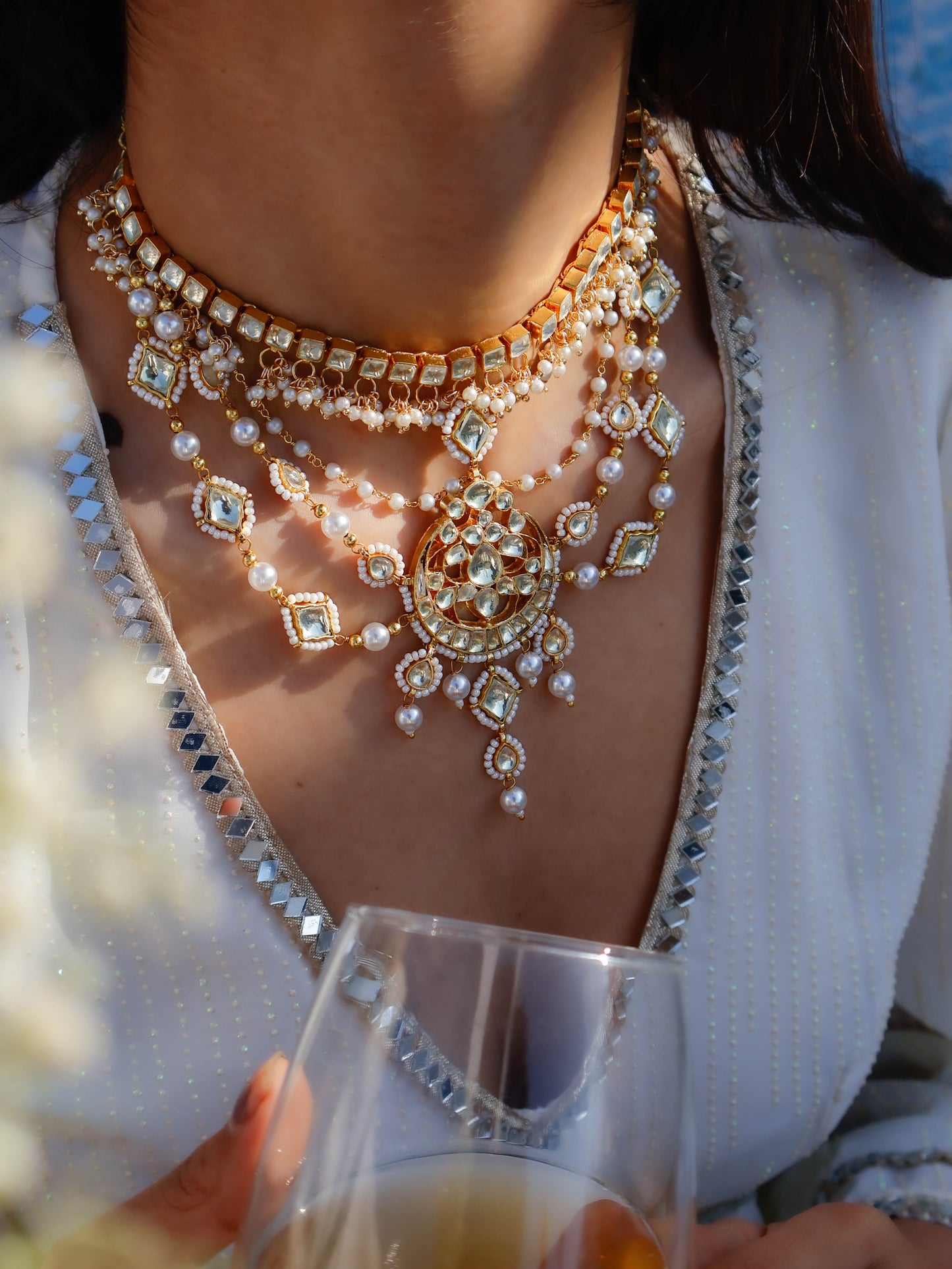 Revika Layered Kundan Necklace