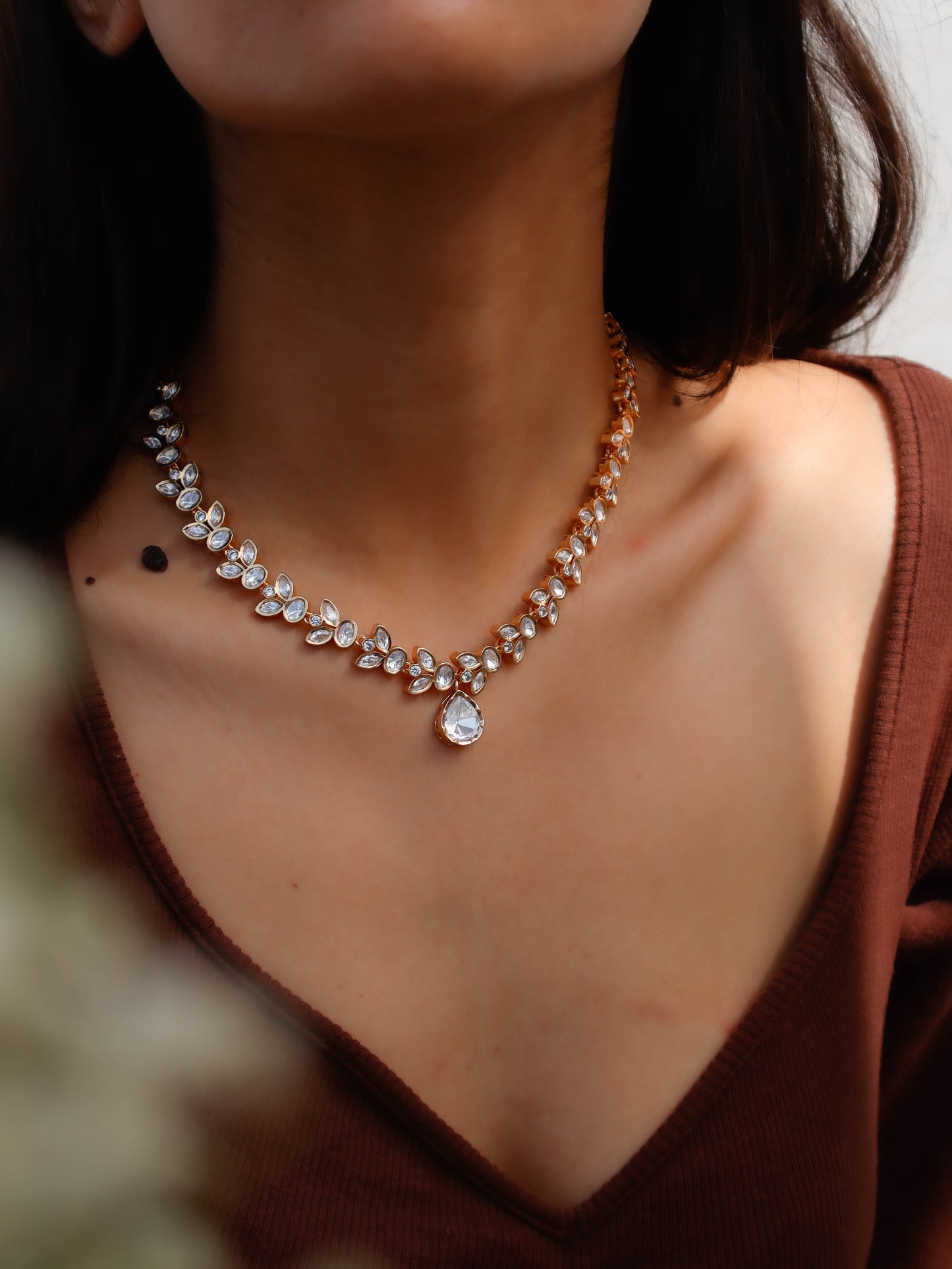Zima Polki Kundan Necklace