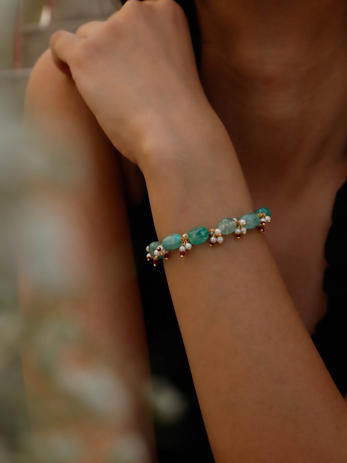 Shrenu Mint-Green Bracelet
