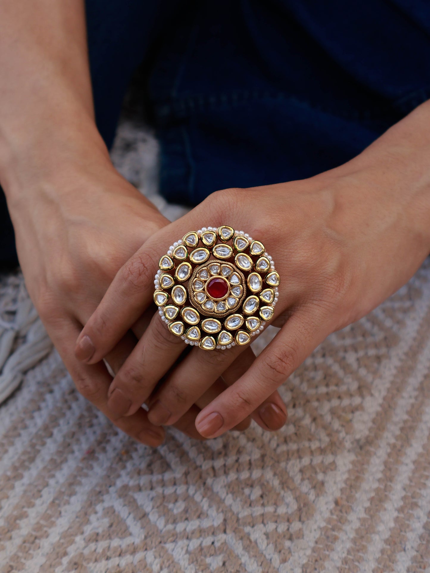 Lennon Kundan Ring