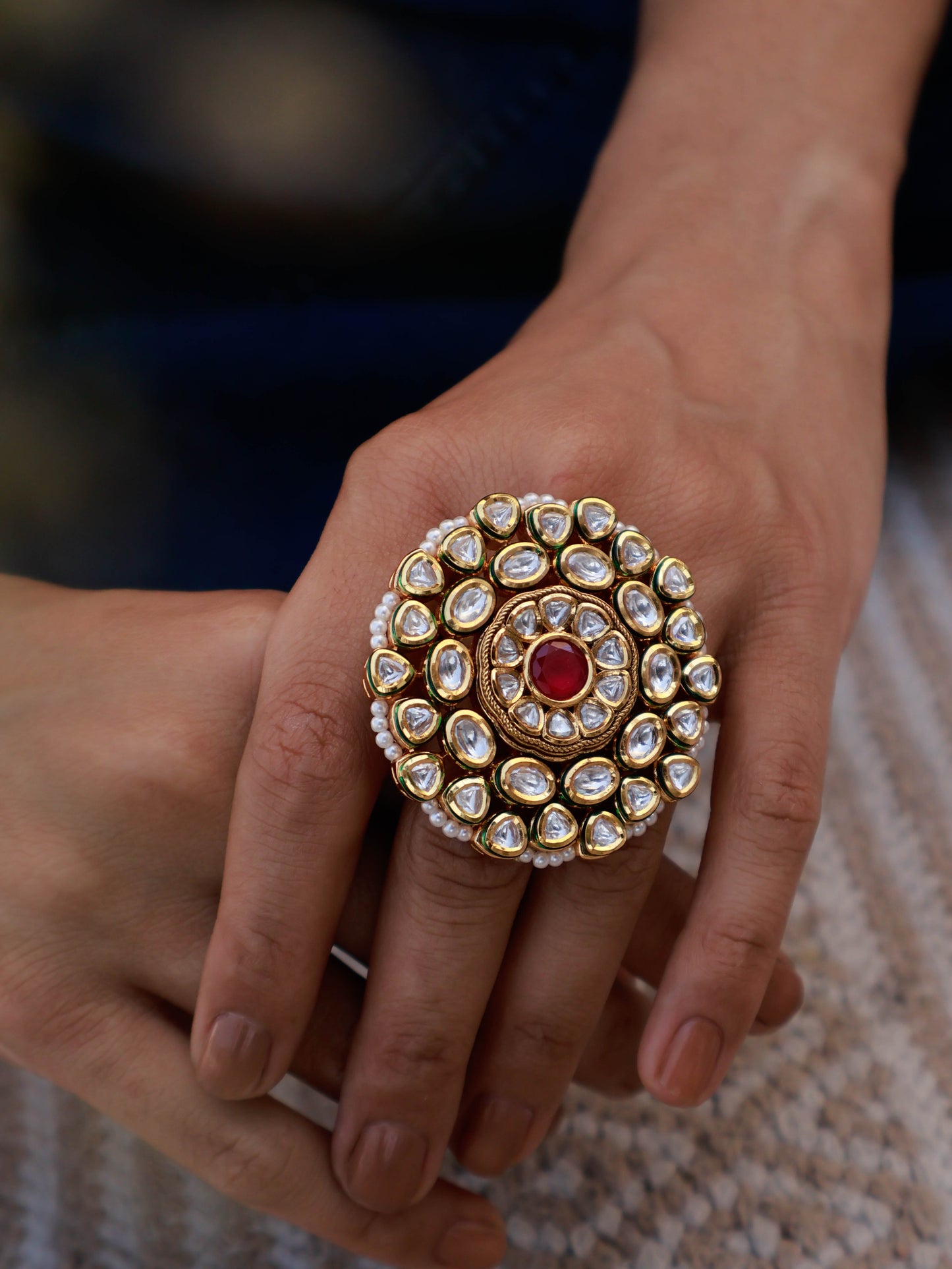 Lennon Kundan Ring