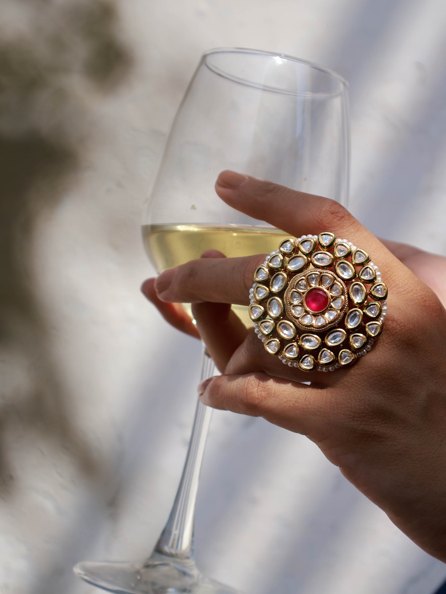 Lennon Kundan Ring