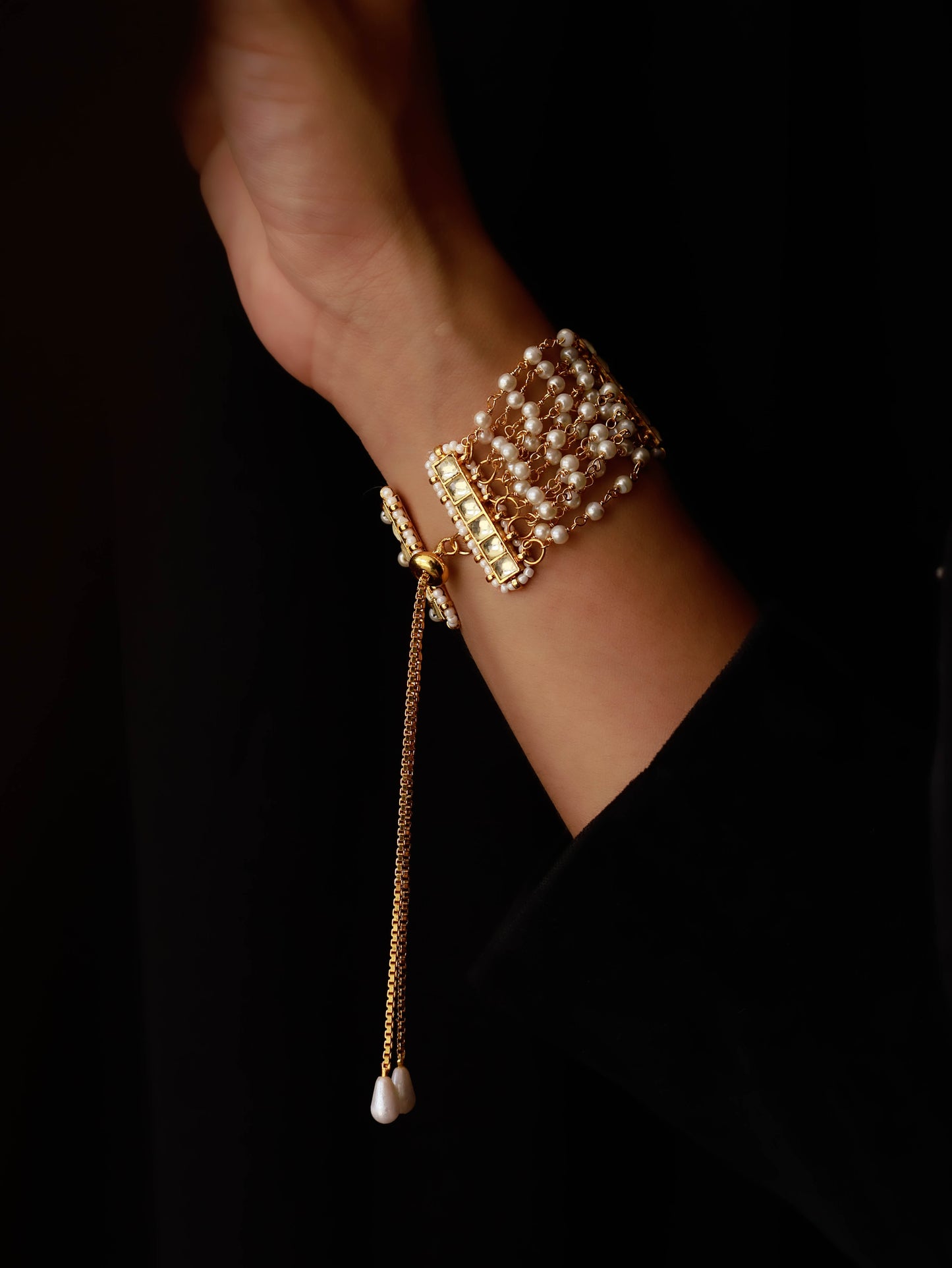 Layla Kundan Wrist Watch
