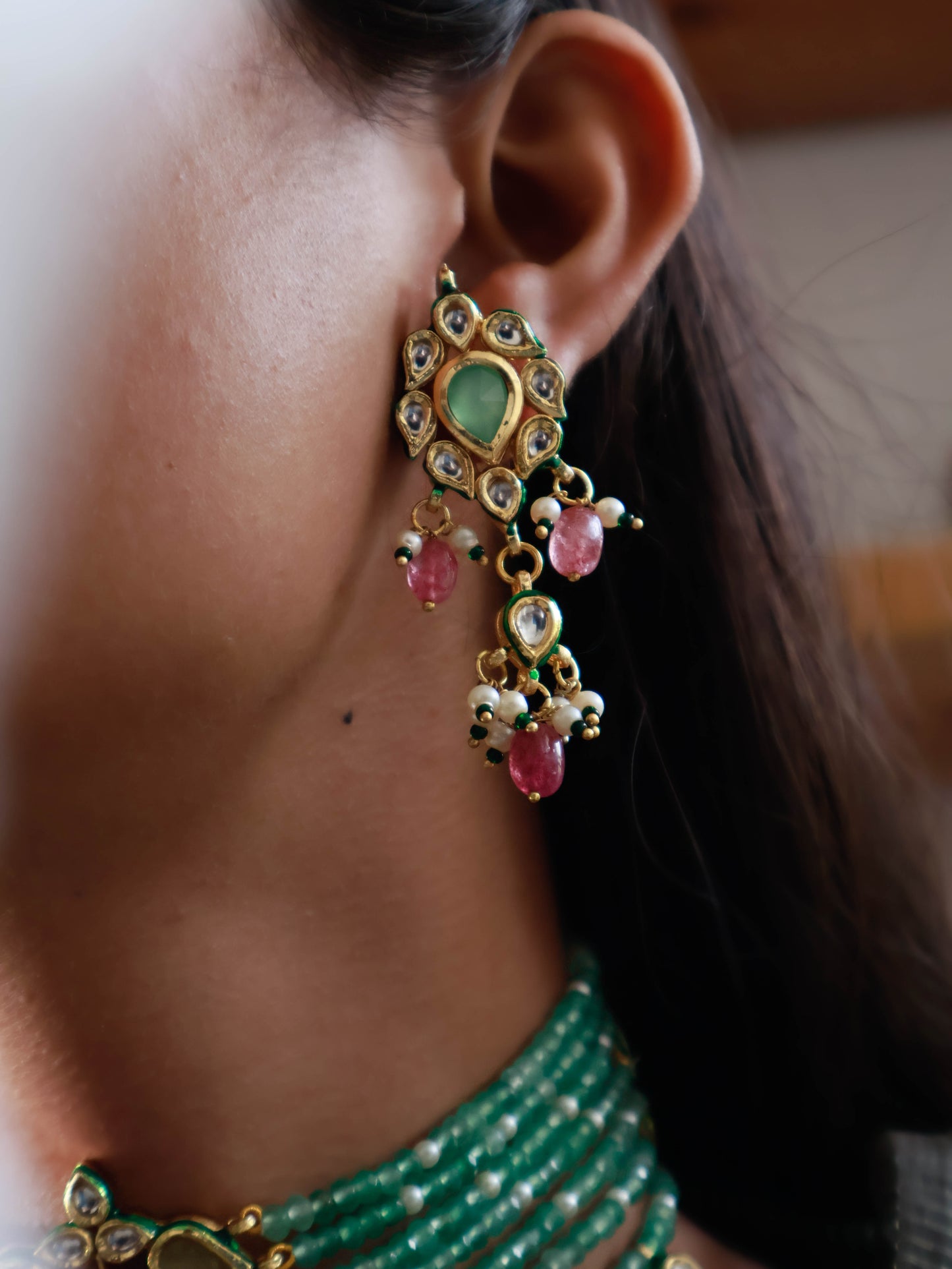 Sukhmani Kundan Choker Necklace Set