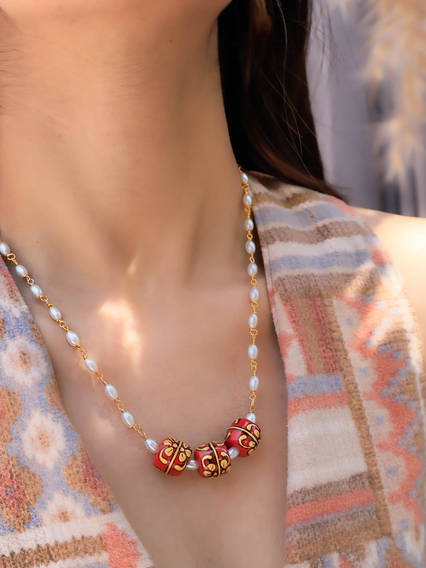 Ahsaas Meenakari Necklace